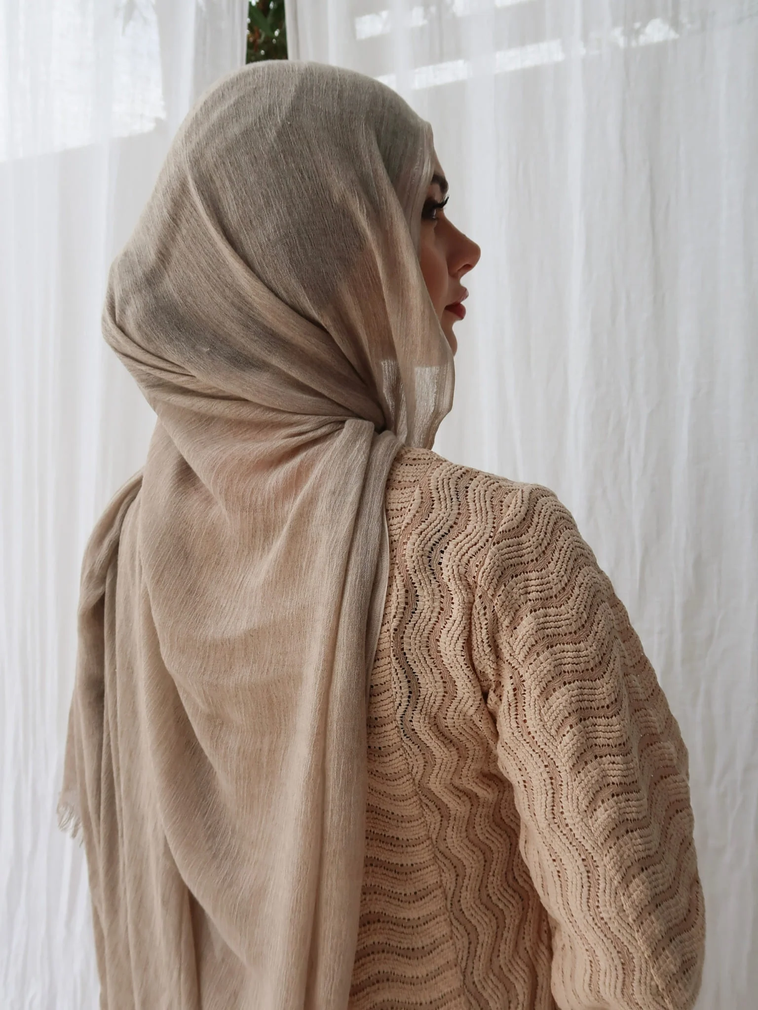 Orlaith Panel Crochet Long Dress - Image 9