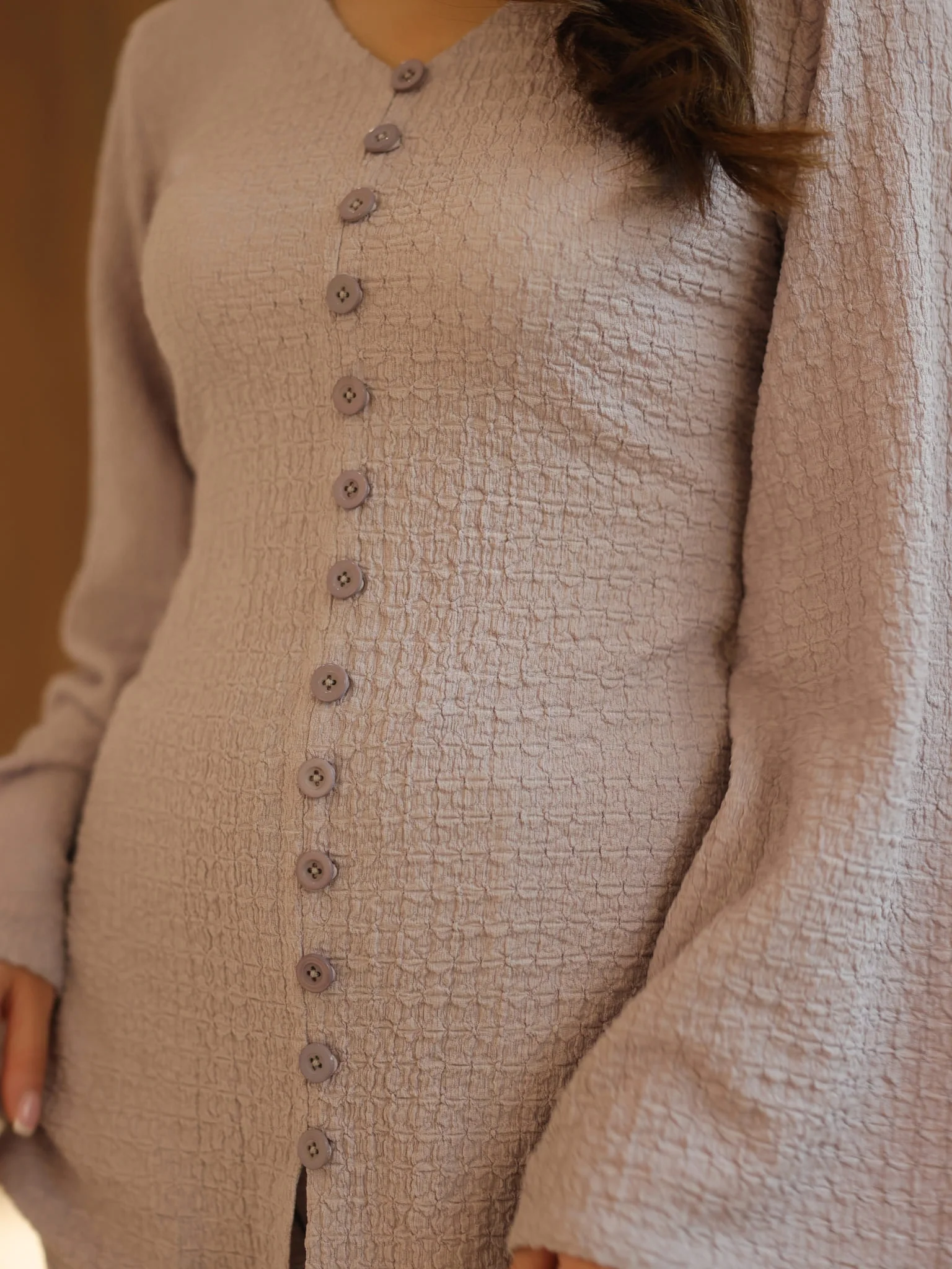 Osanna Textured Lilac Co Ord Set - Image 10