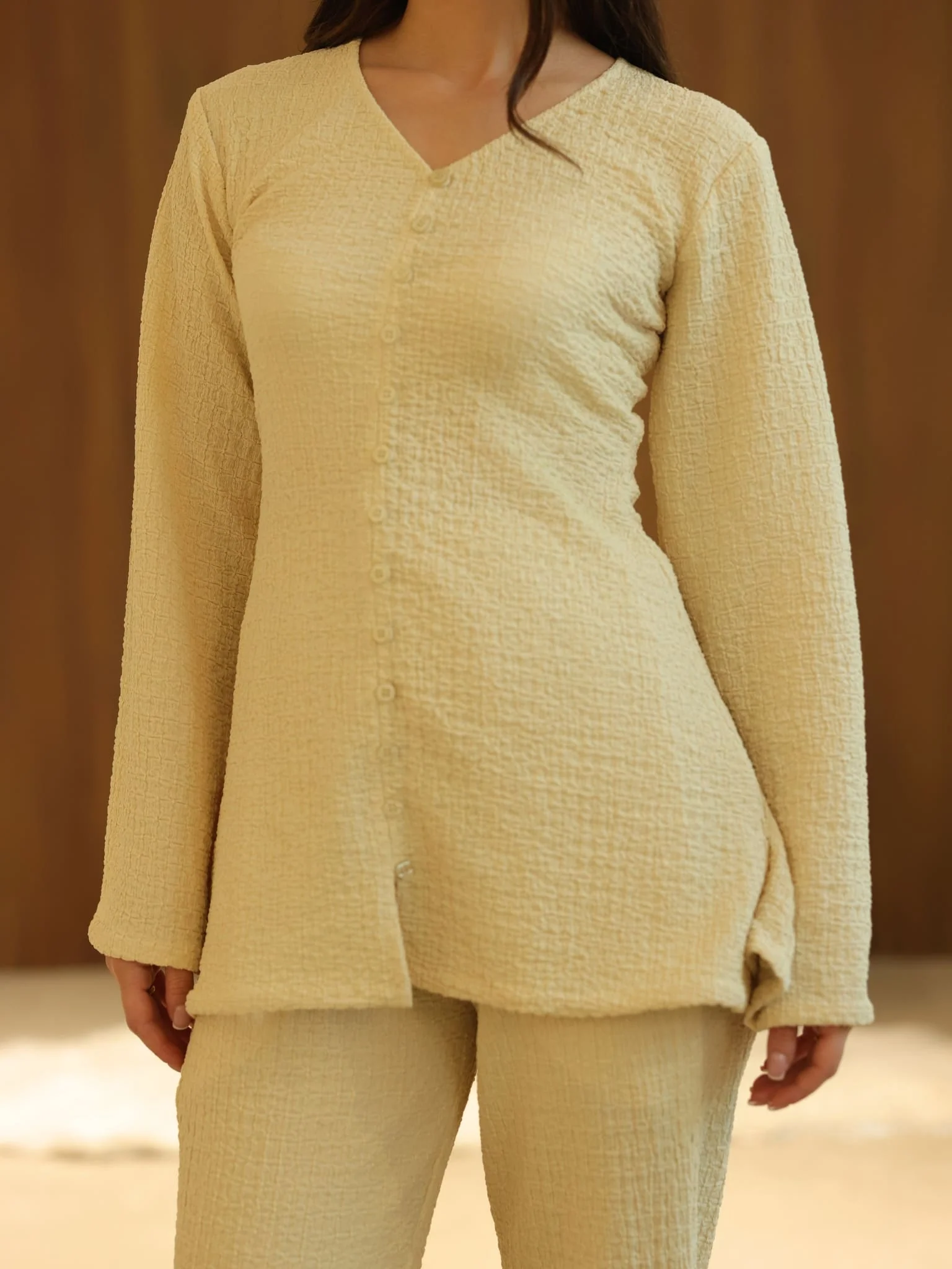 Osanna Textured Lime Co Ord Set - Image 2