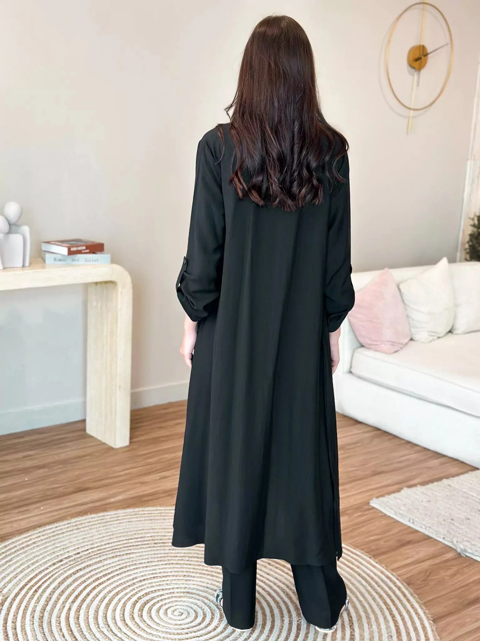 Ozan Tunic Long Shirt & Pants Co Ord Set - Image 5