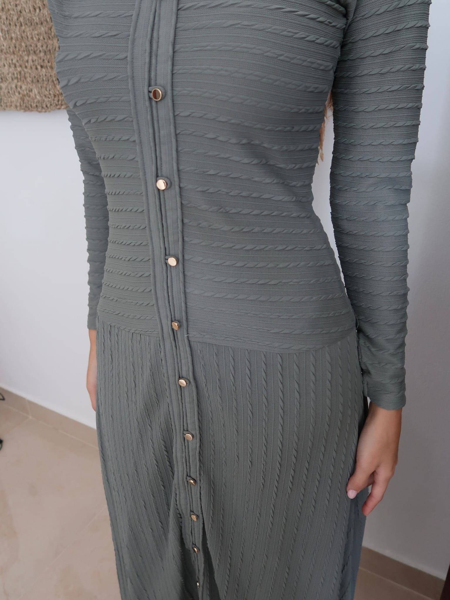 Parelle Green Long Dress - Image 5