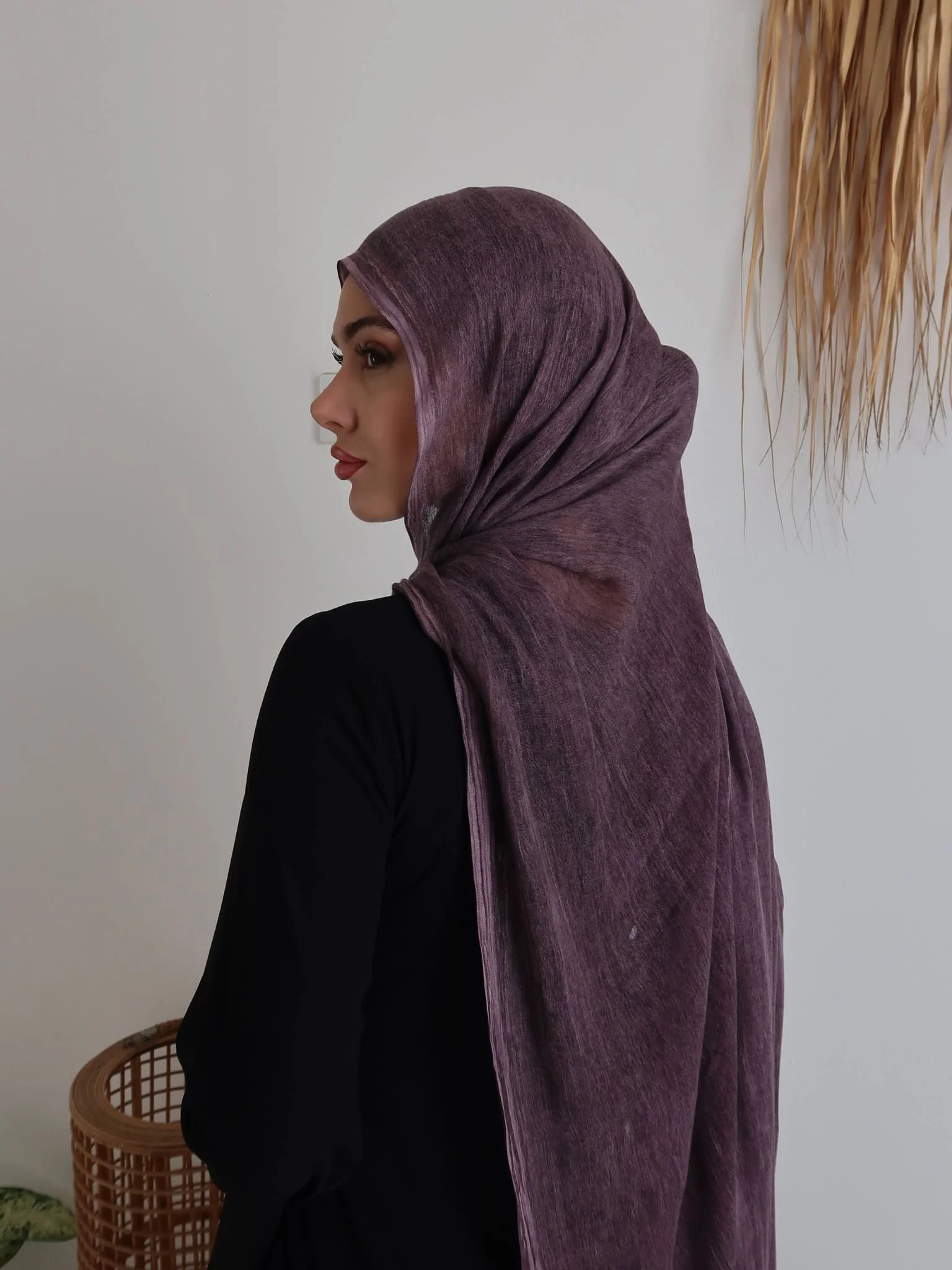 Pearla Dusty Berry Stole /Scarf - Image 4