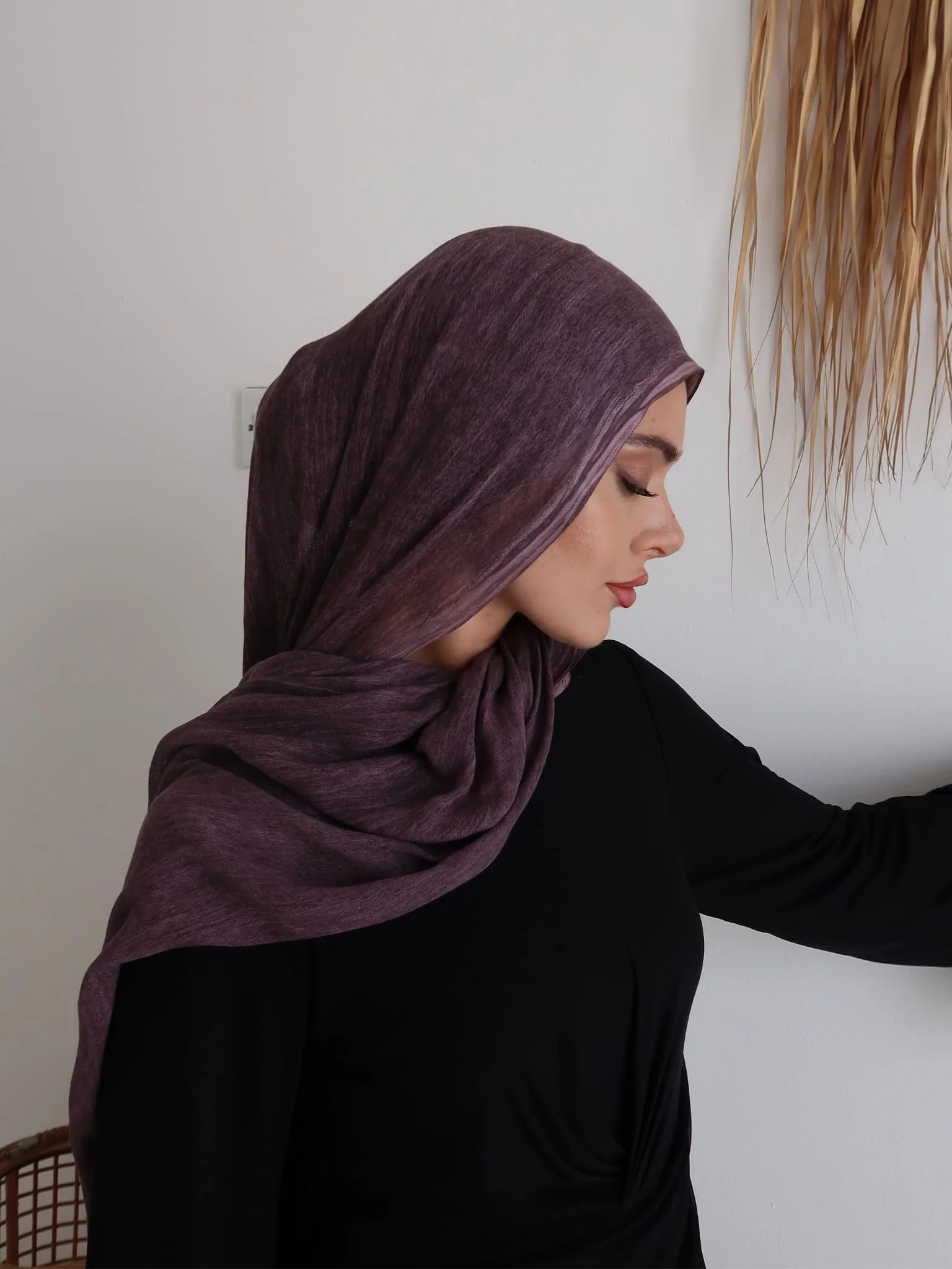 Pearla Dusty Berry Stole /Scarf - Image 5