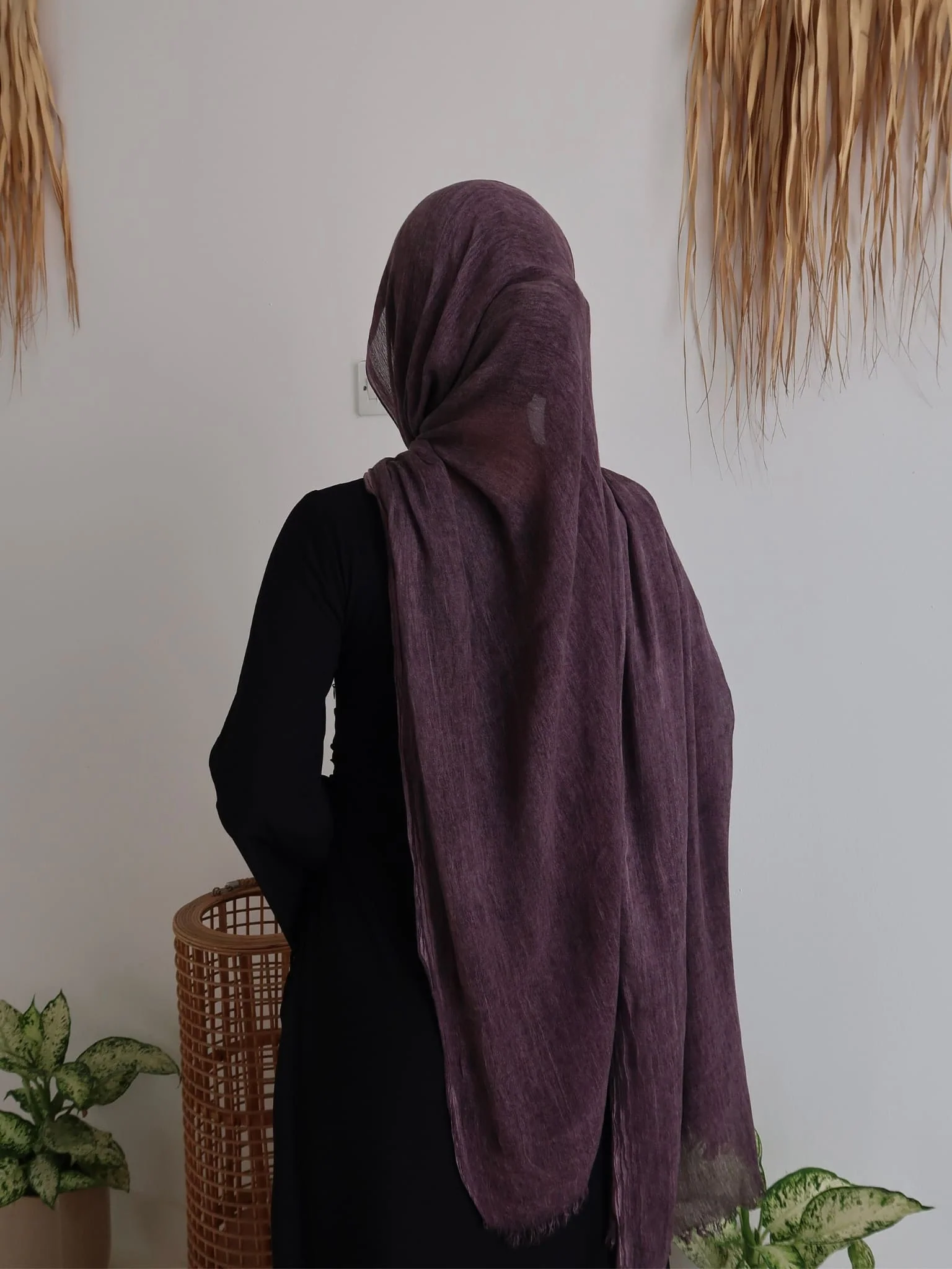 Pearla Dusty Berry Stole /Scarf - Image 7