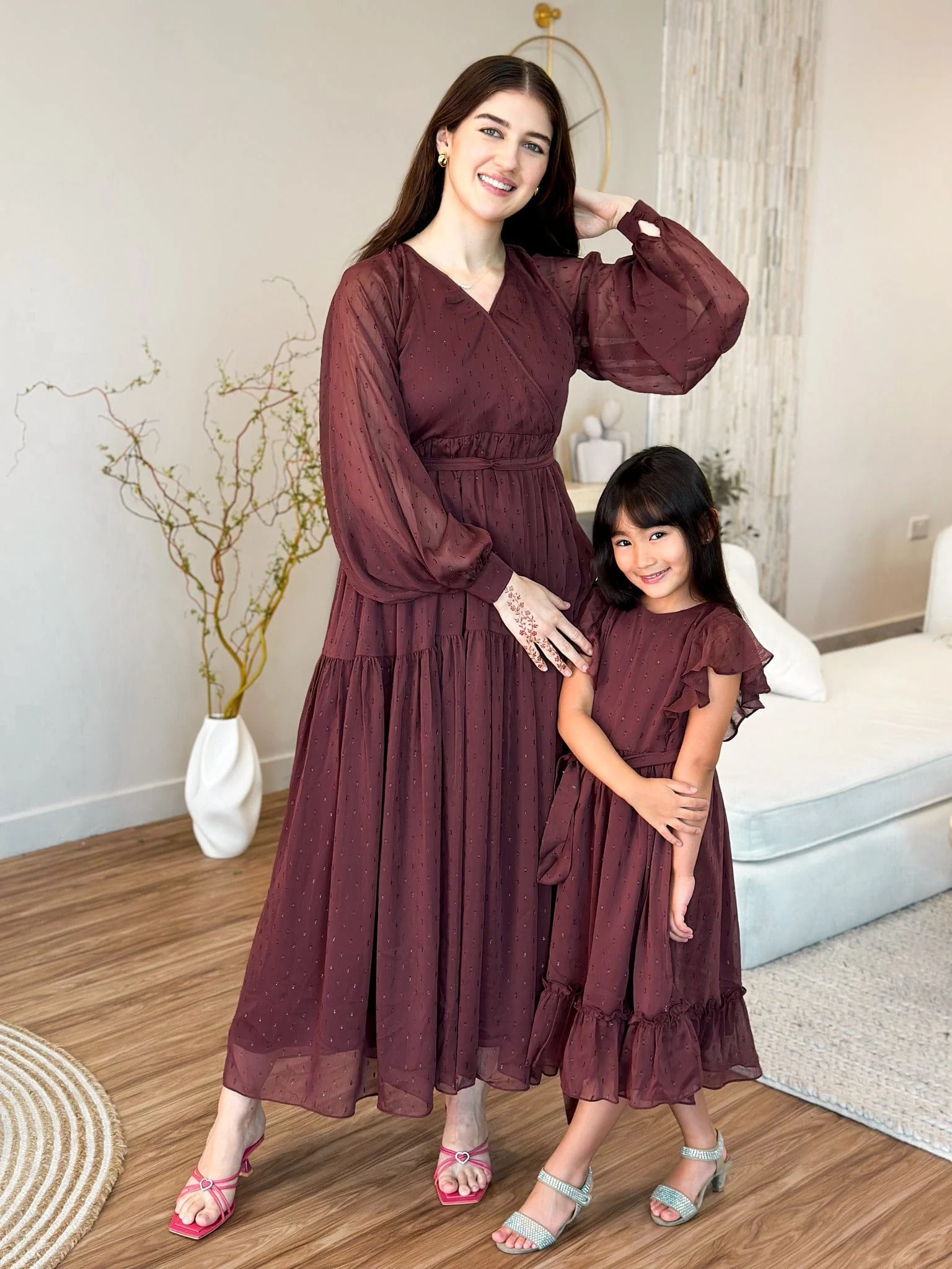 Pecan Rose Long Dress - Image 5