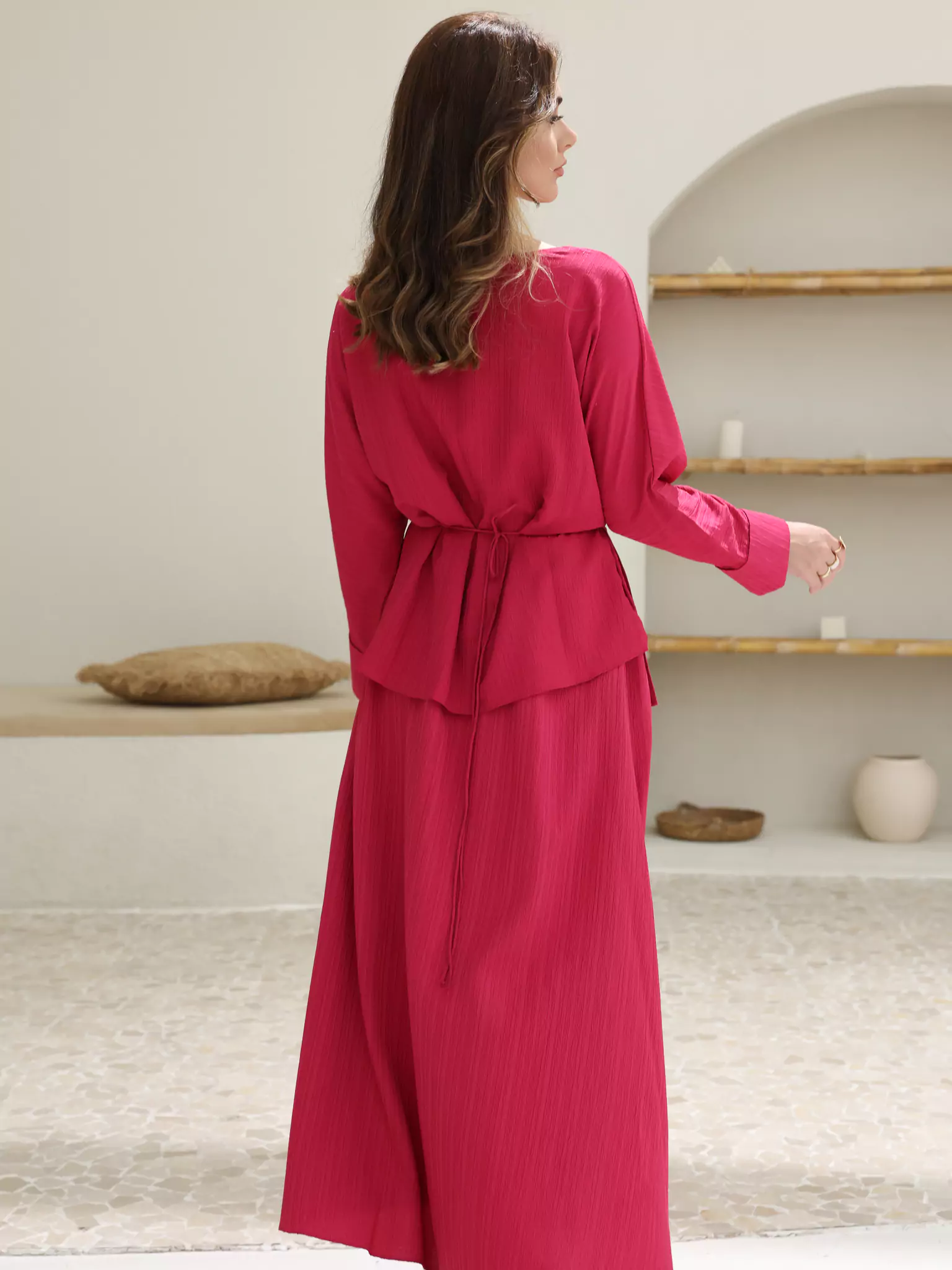 Pinkerbelle Criss Cross long Dress - Image 3