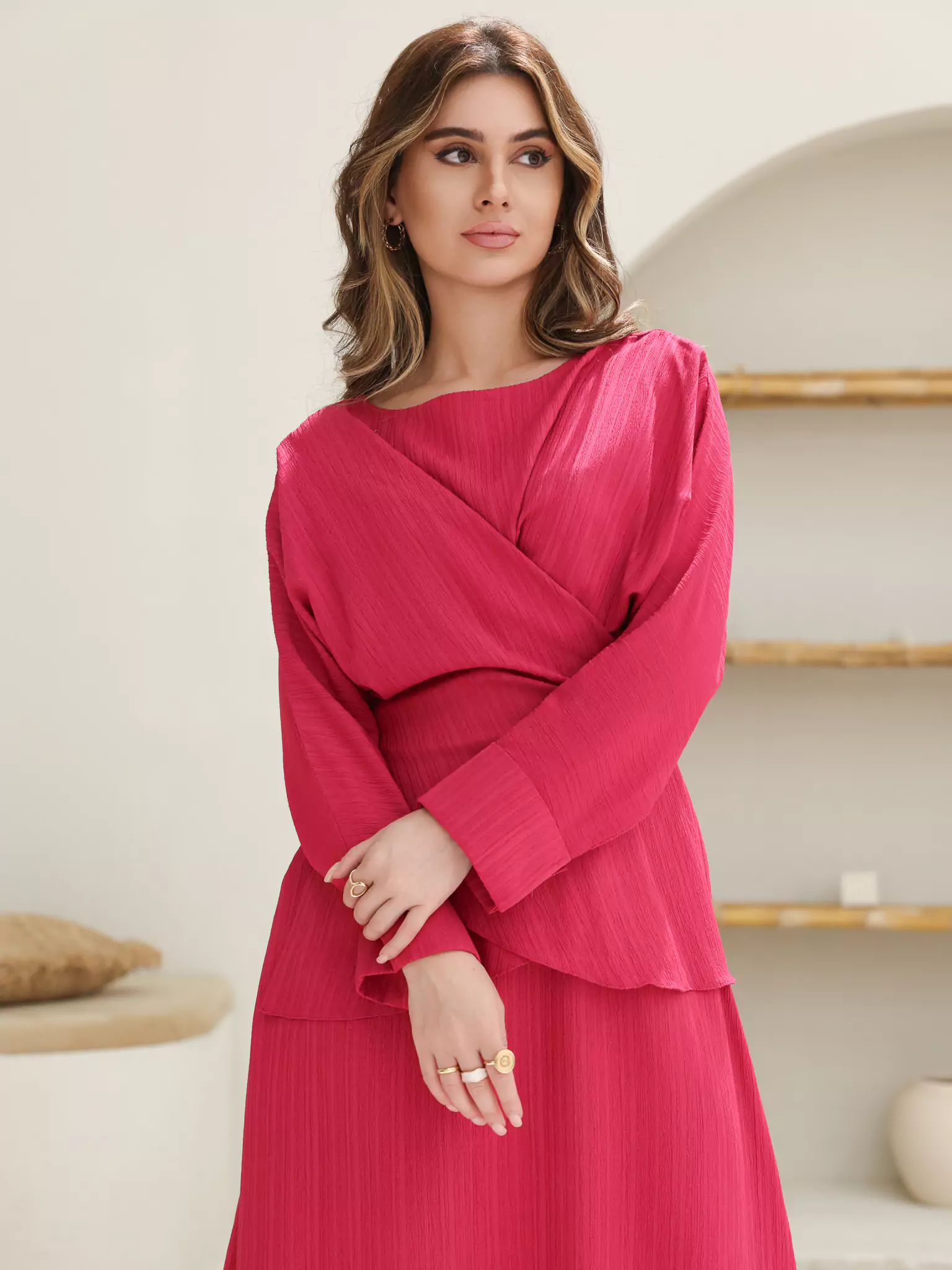 Pinkerbelle Criss Cross long Dress - Image 7