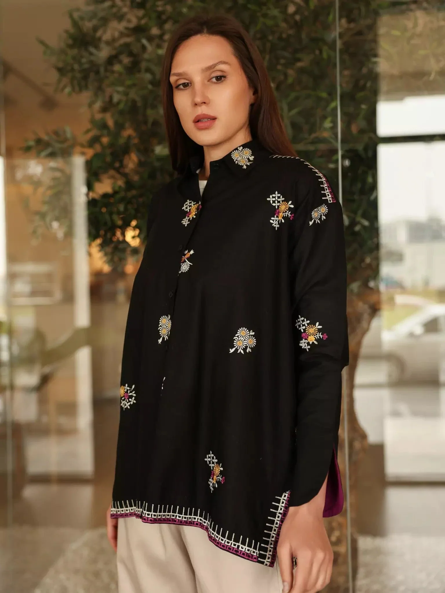 Piper Embroidered Shirt - Image 8