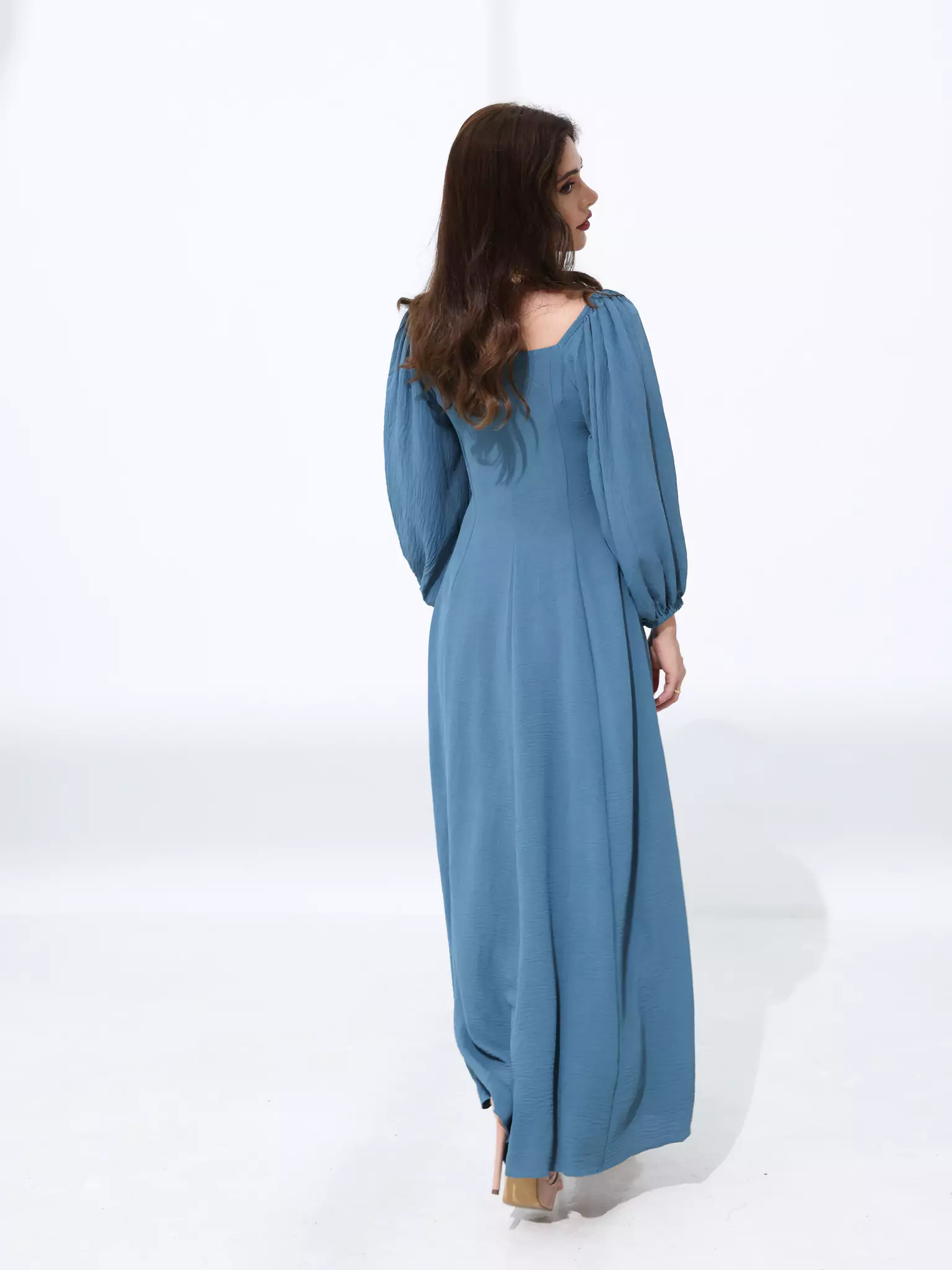 Plumpet Blue Long Dress - Image 3