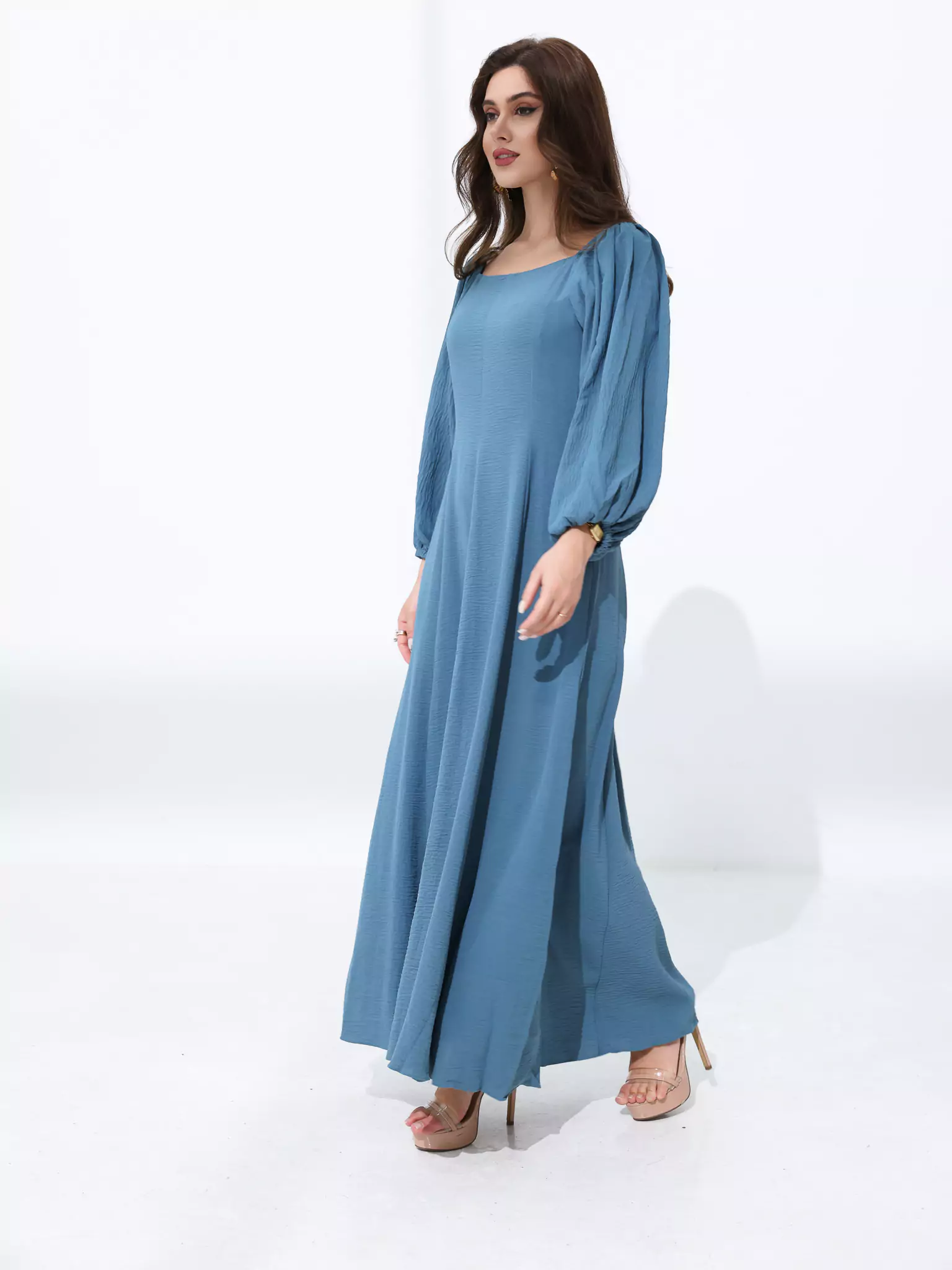 Plumpet Blue Long Dress - Image 4