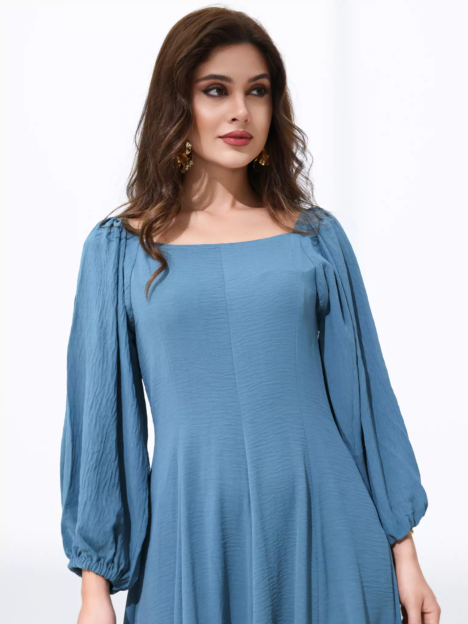 Plumpet Blue Long Dress - Image 5