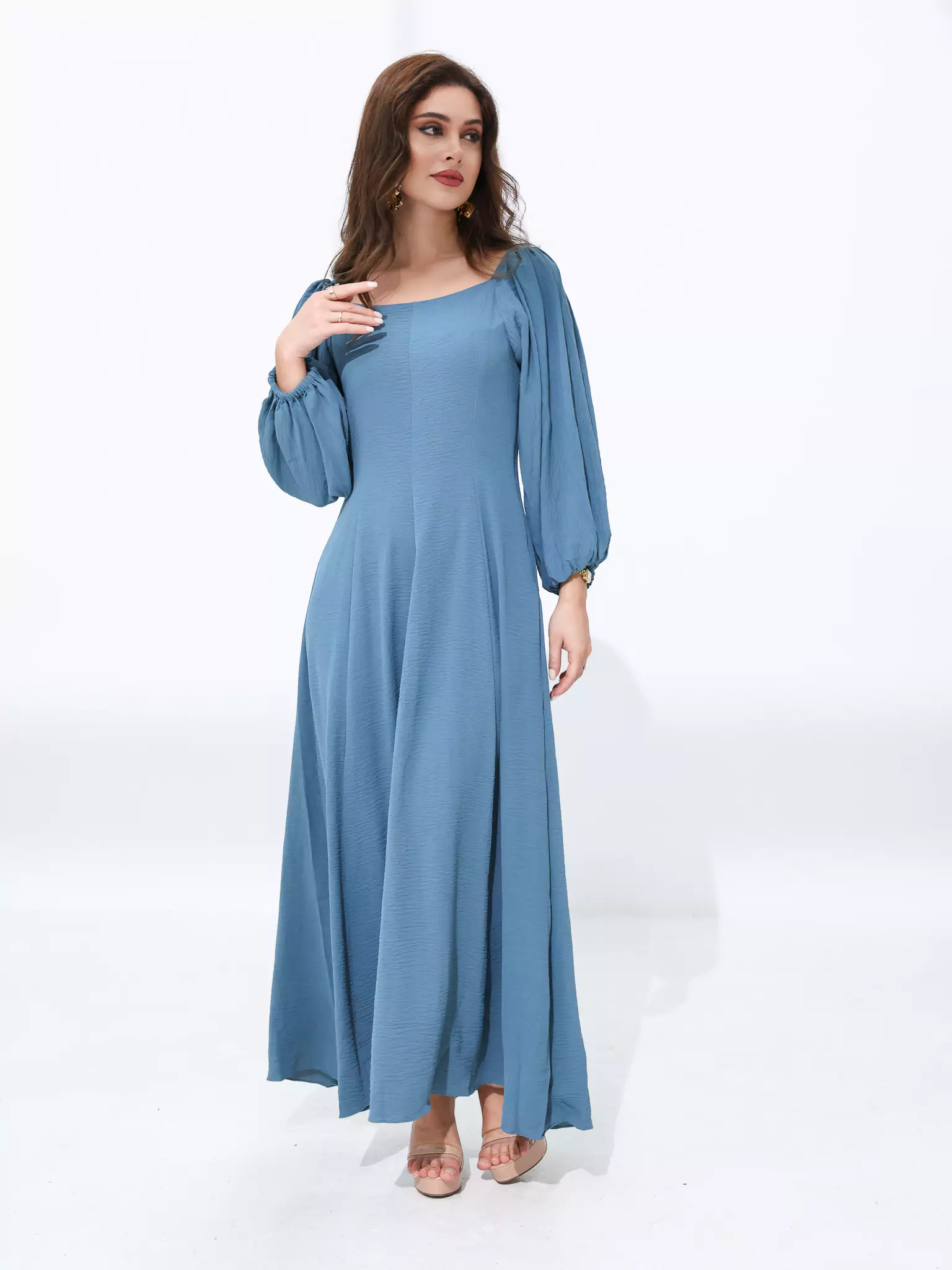 Plumpet Blue Long Dress - Image 6