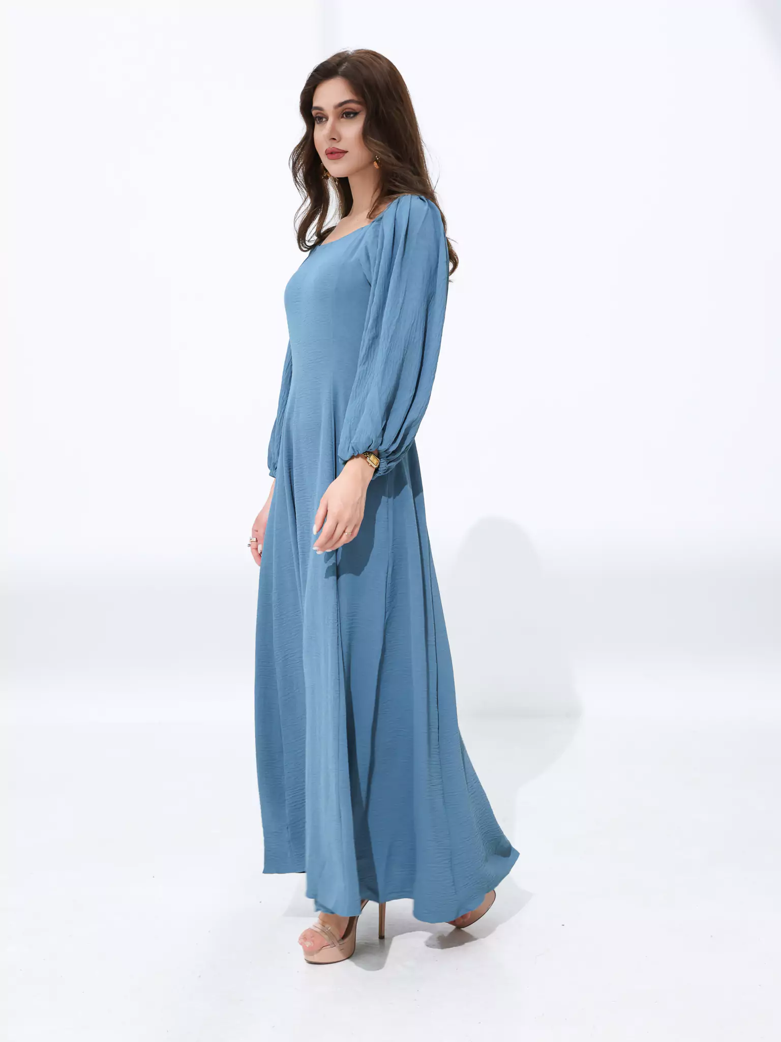 Plumpet Blue Long Dress - Image 7