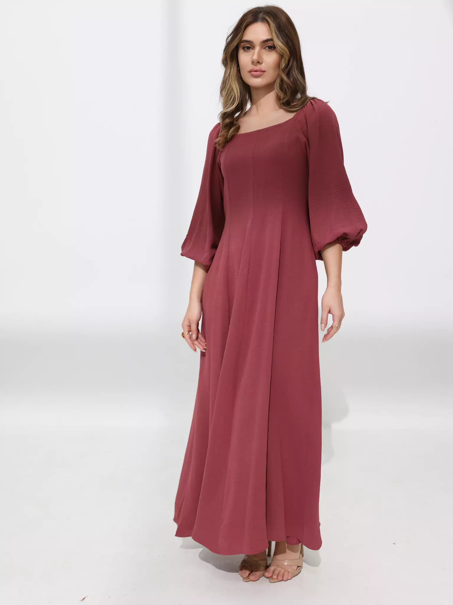 Plumpet Mauve Long Dress - Image 4