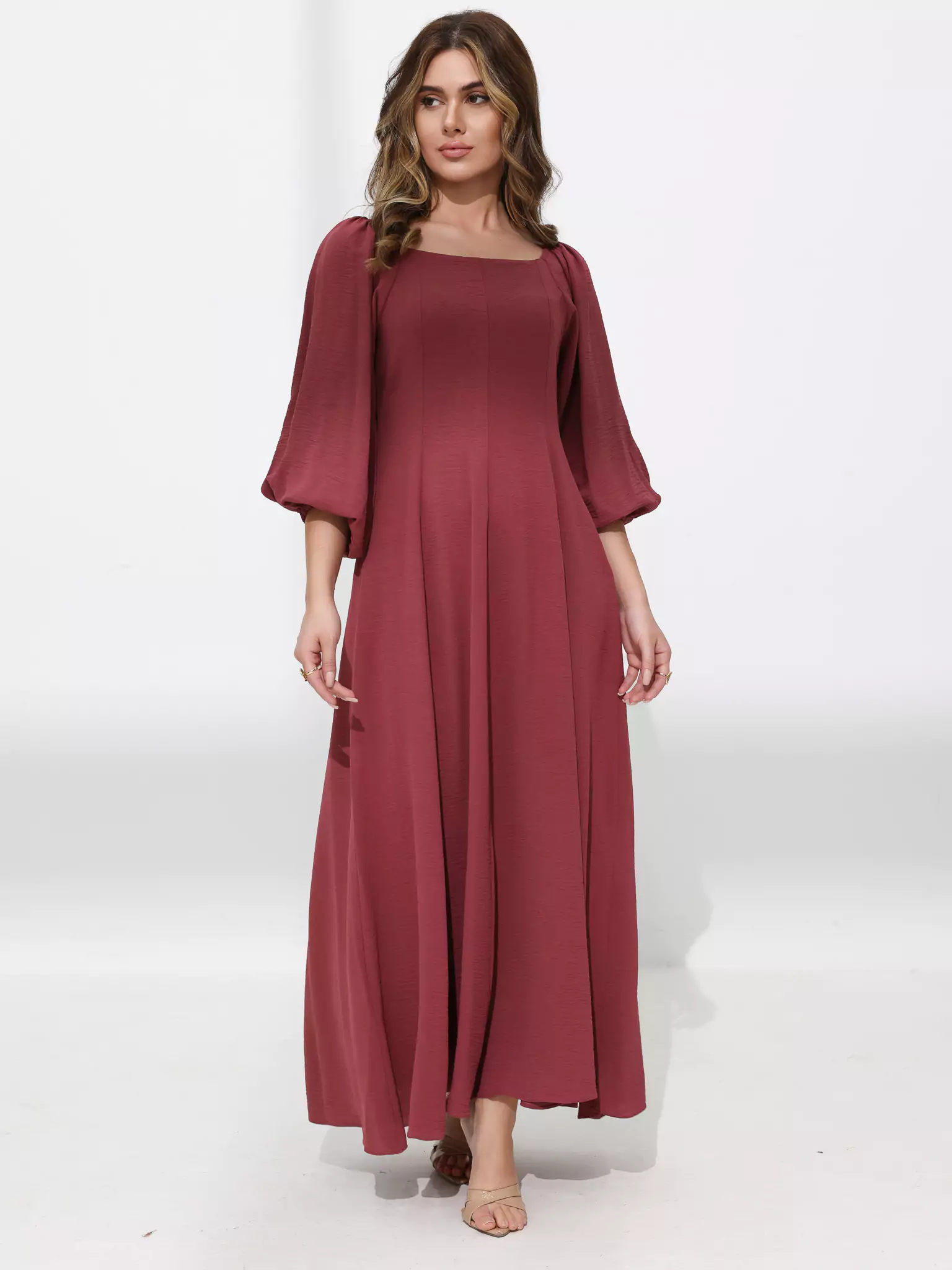 Plumpet Mauve Long Dress - Image 7
