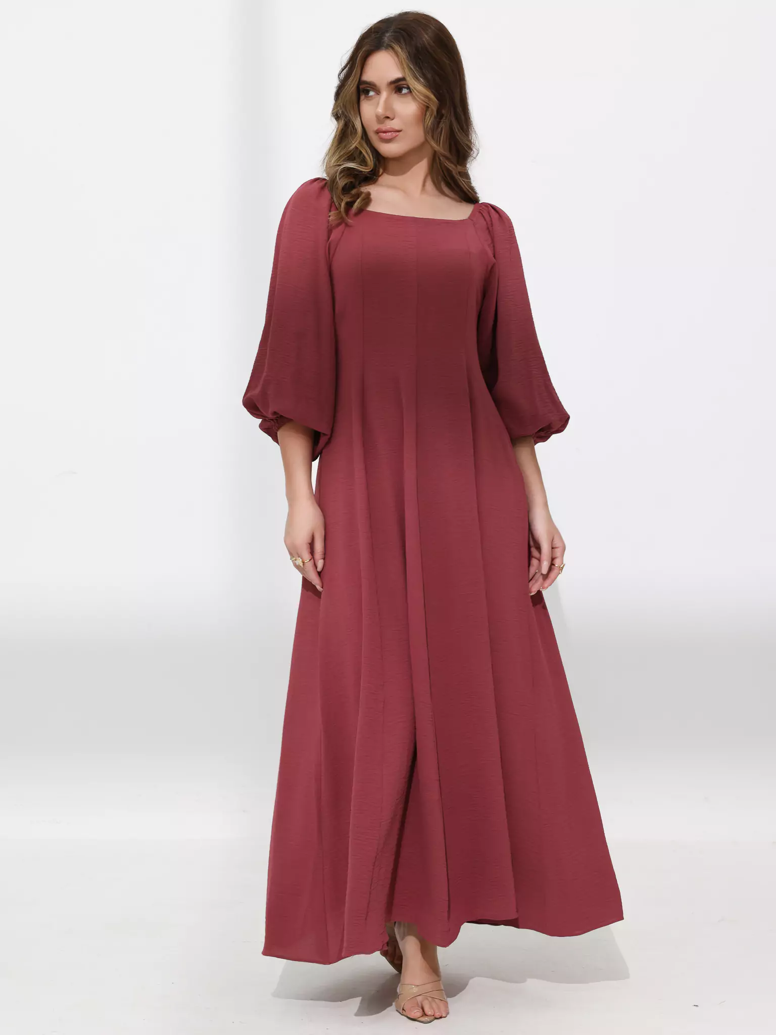 Plumpet Mauve Long Dress - Image 8