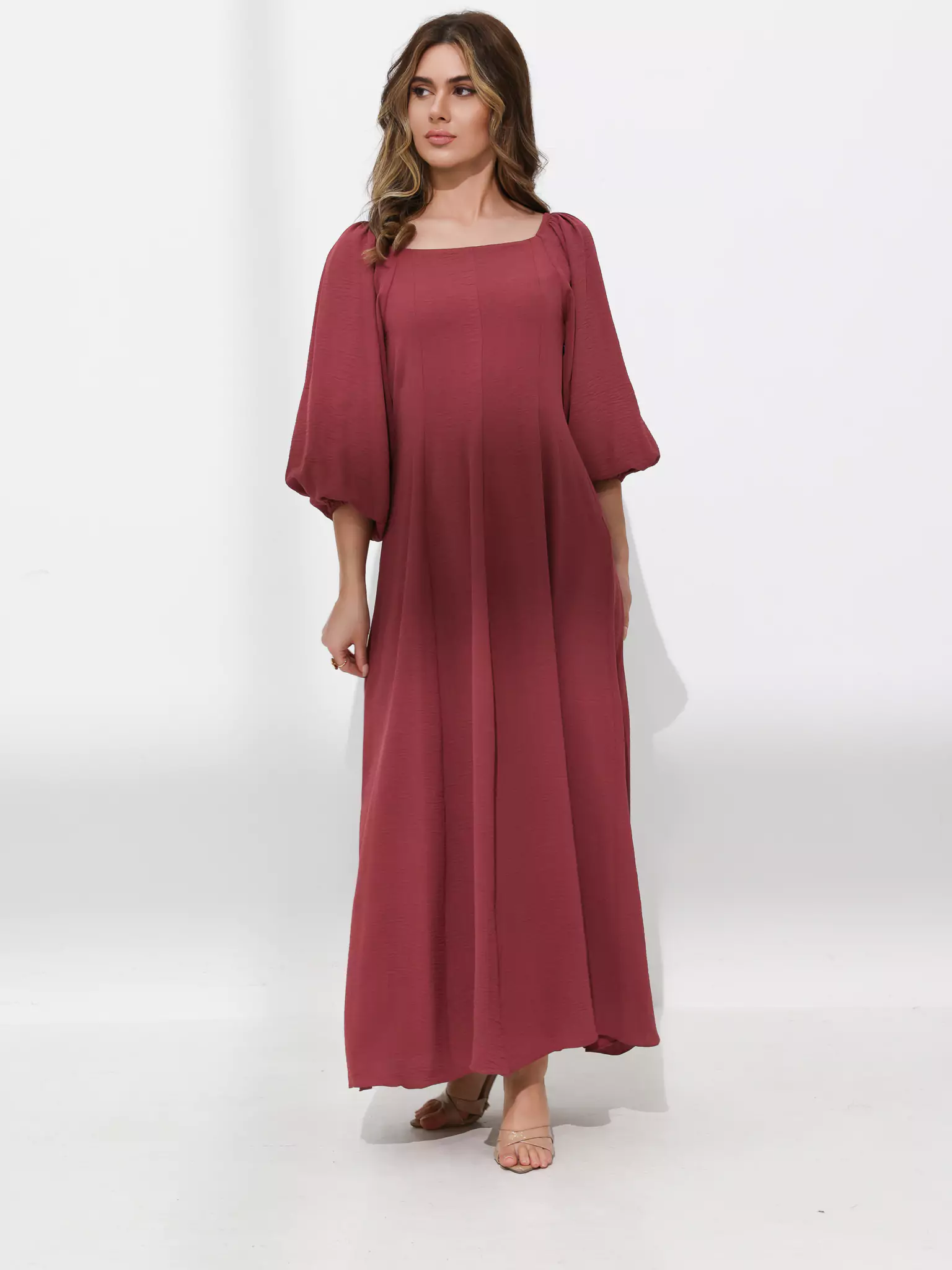 Plumpet Mauve Long Dress - Image 9