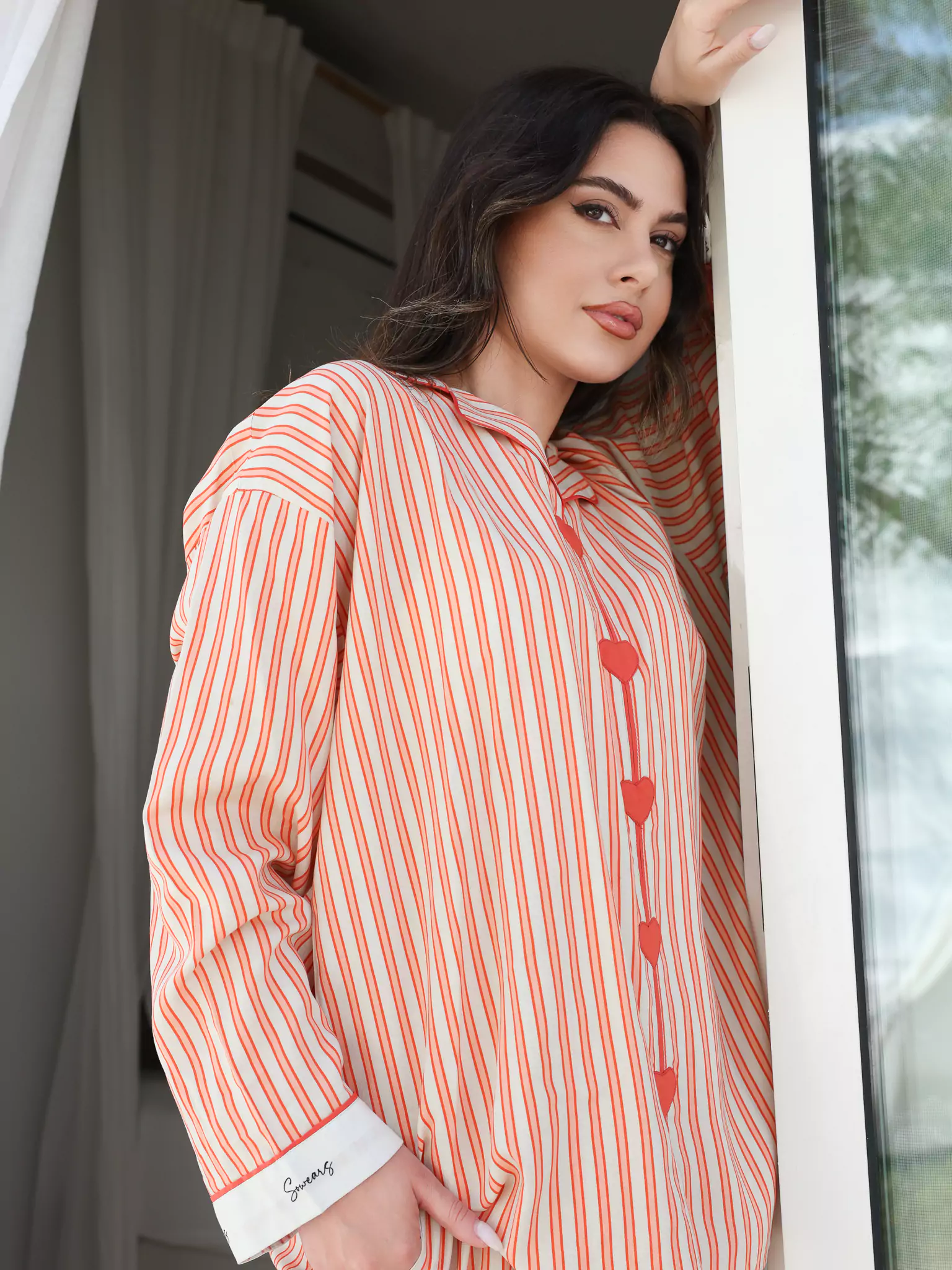 Plushka Lounge Heart Detailed Shirt - Image 4