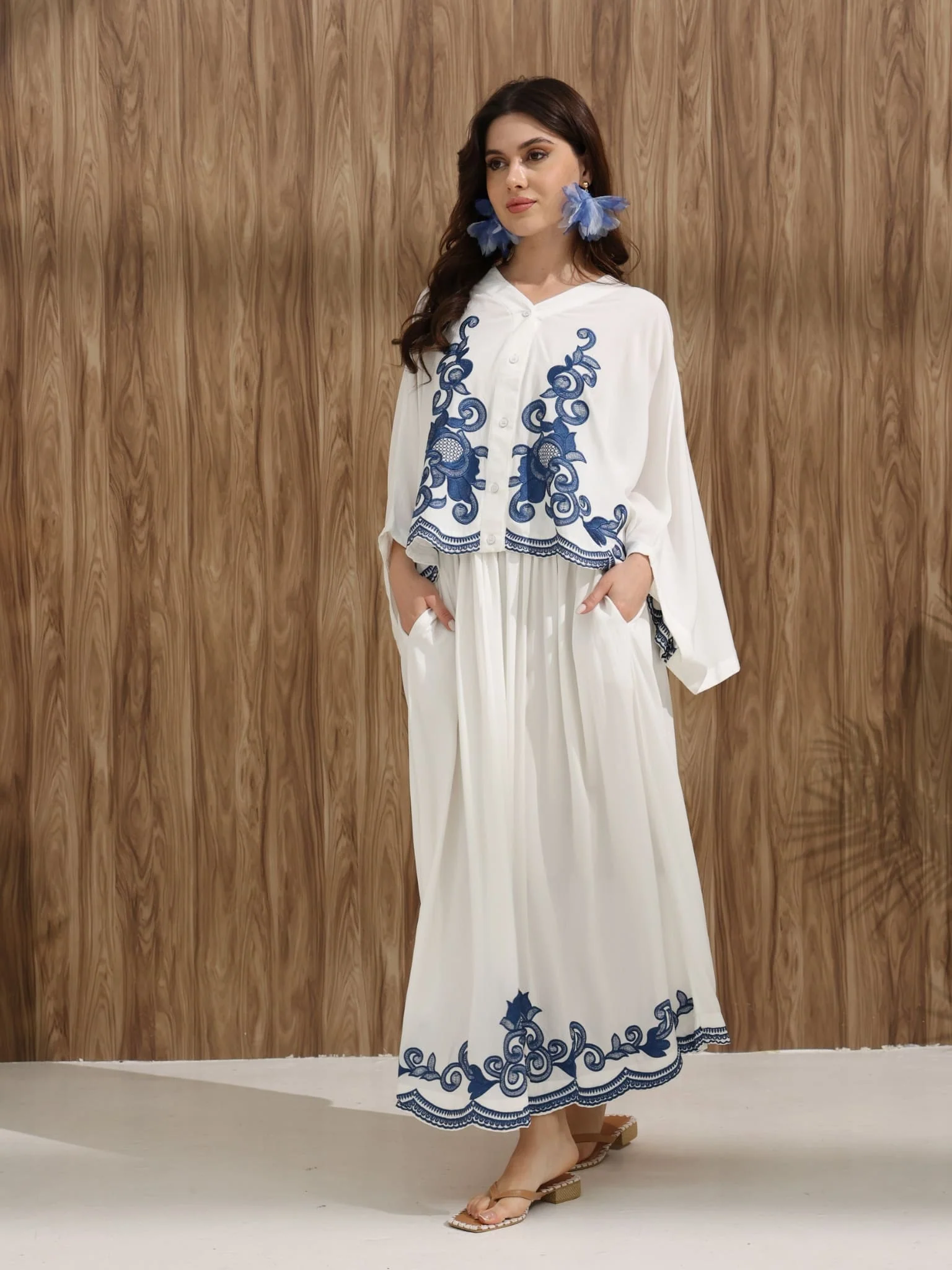 Rinza Embroidered Shirt - Image 12