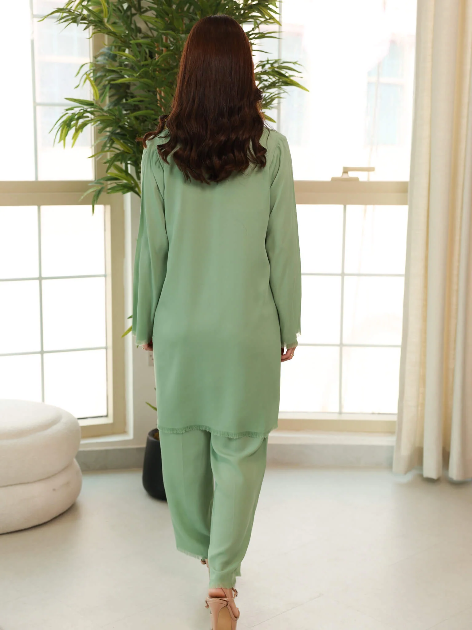 Rosal Green Co Ord Set - Image 3