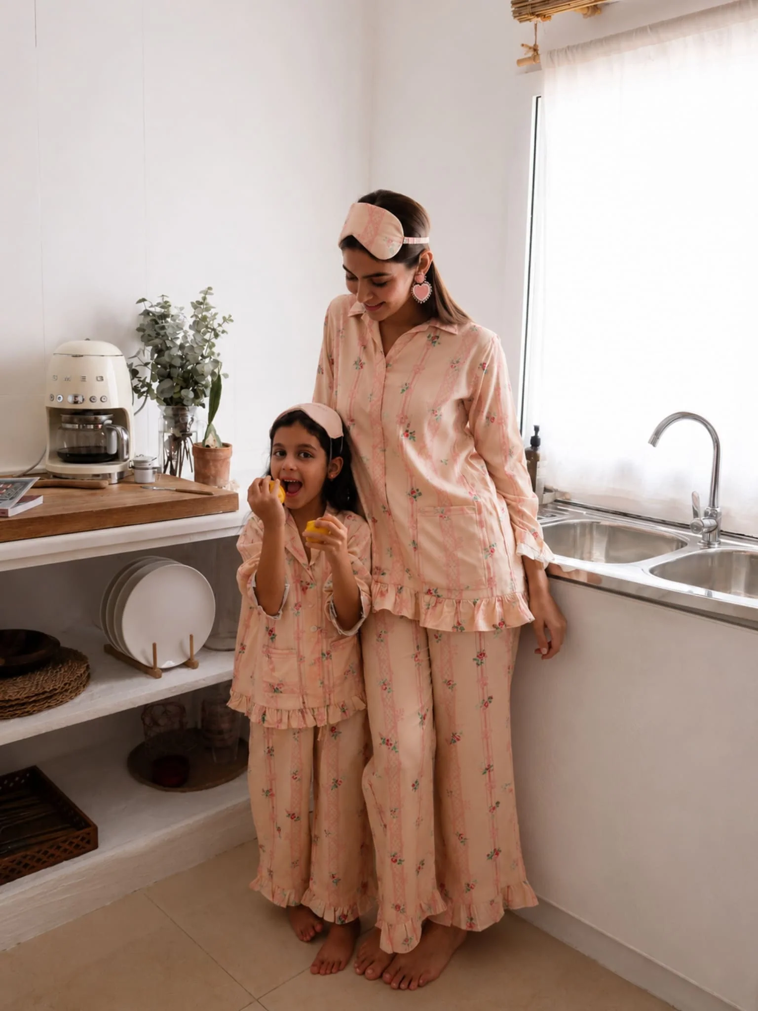 Mini Rossbee Frill Lounge Co Ord Set For Girls - Image 5