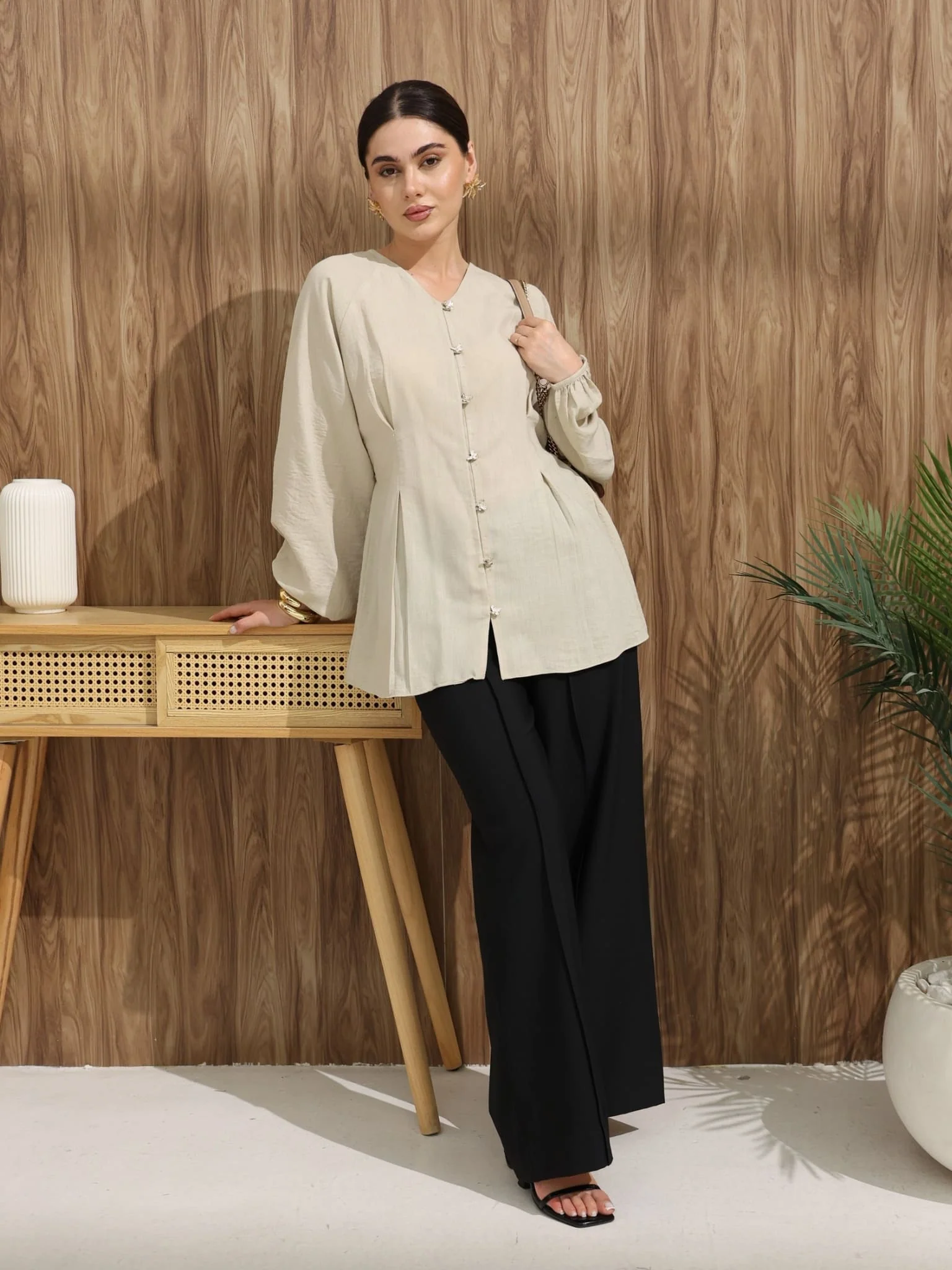 Ruhara Sage Everyday Summer Shirt - Image 4