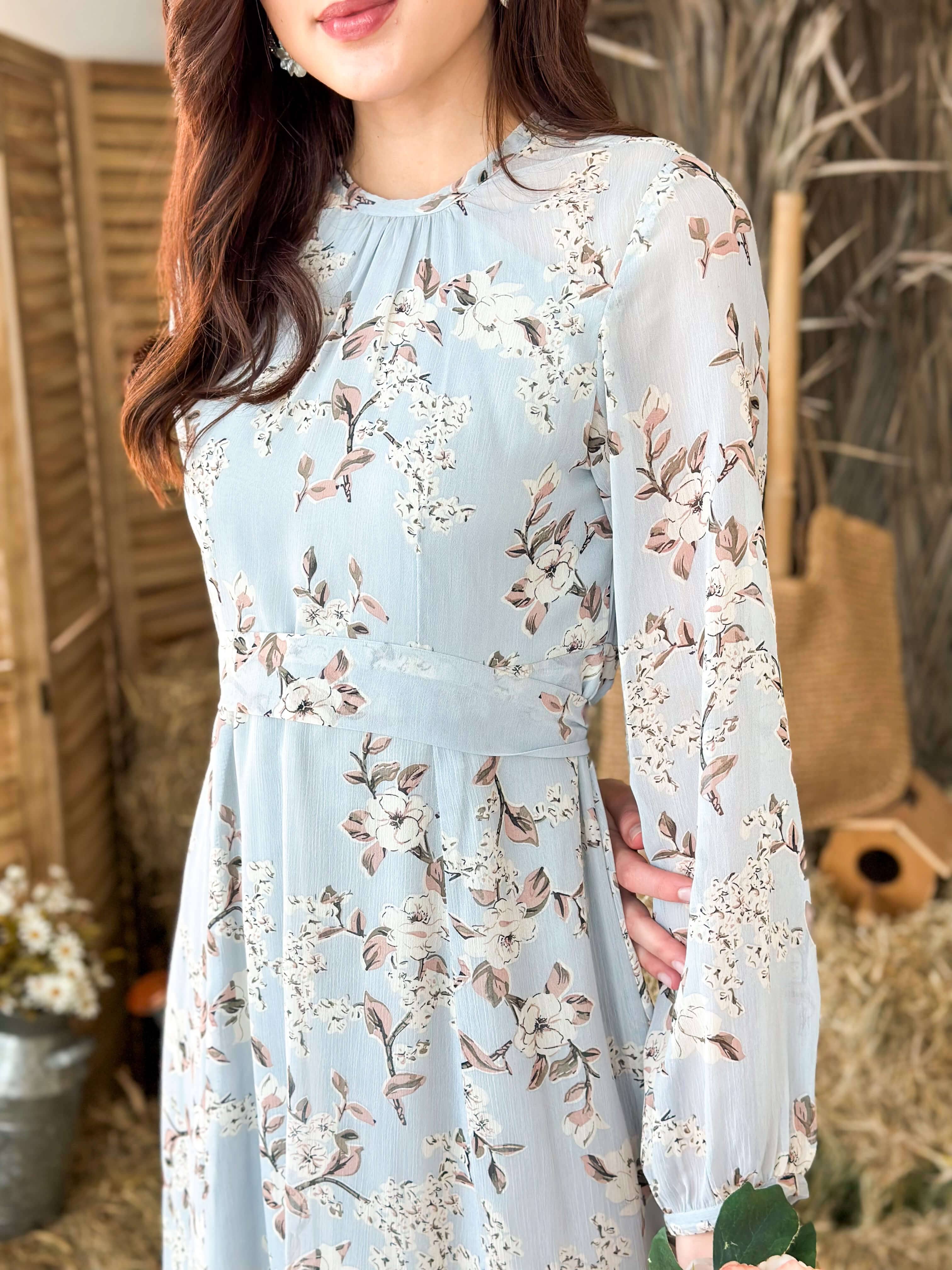 Silver Rose Long Dress - Image 4
