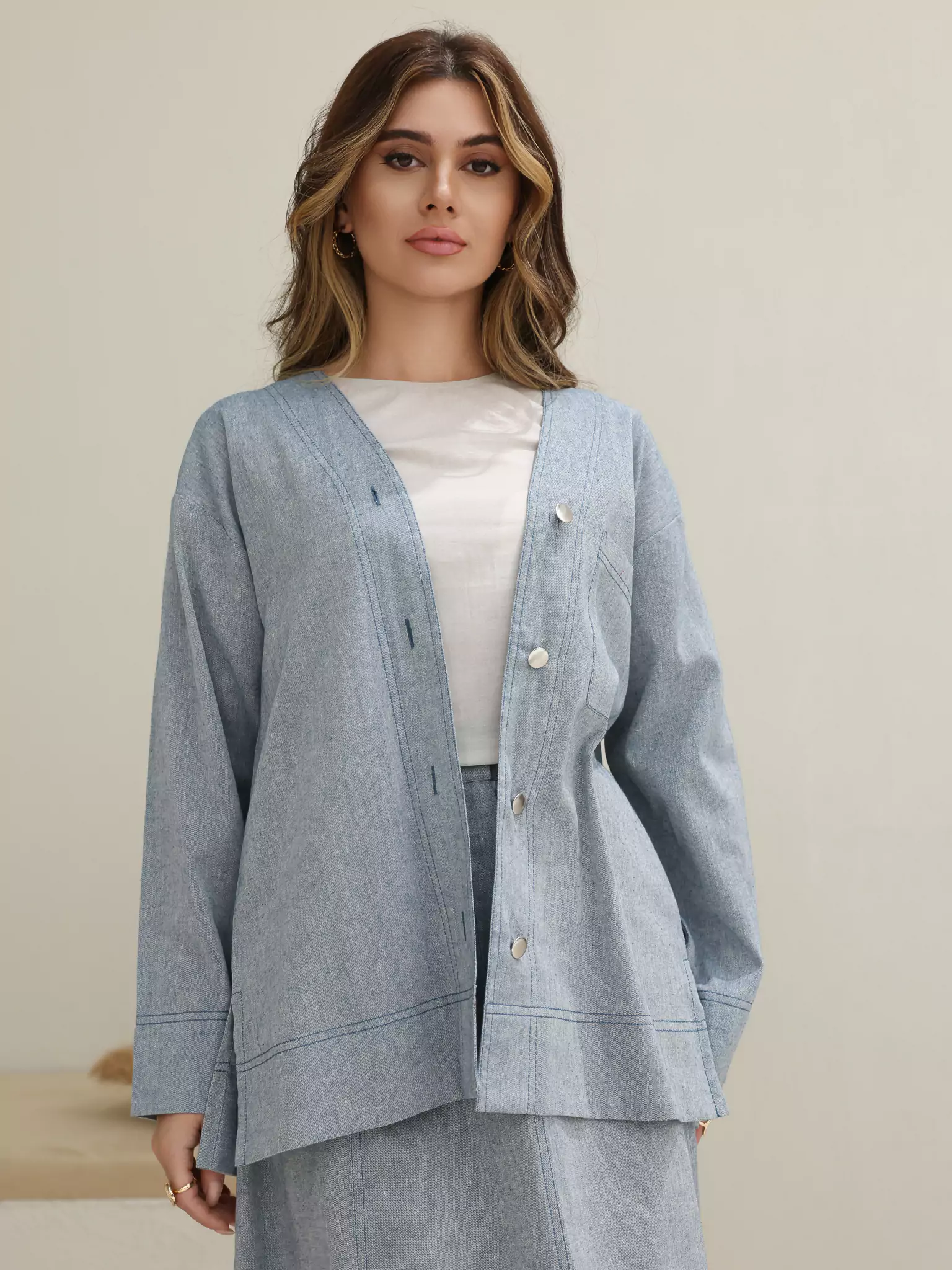 Skye Skirt And Shirt Set - Image 6