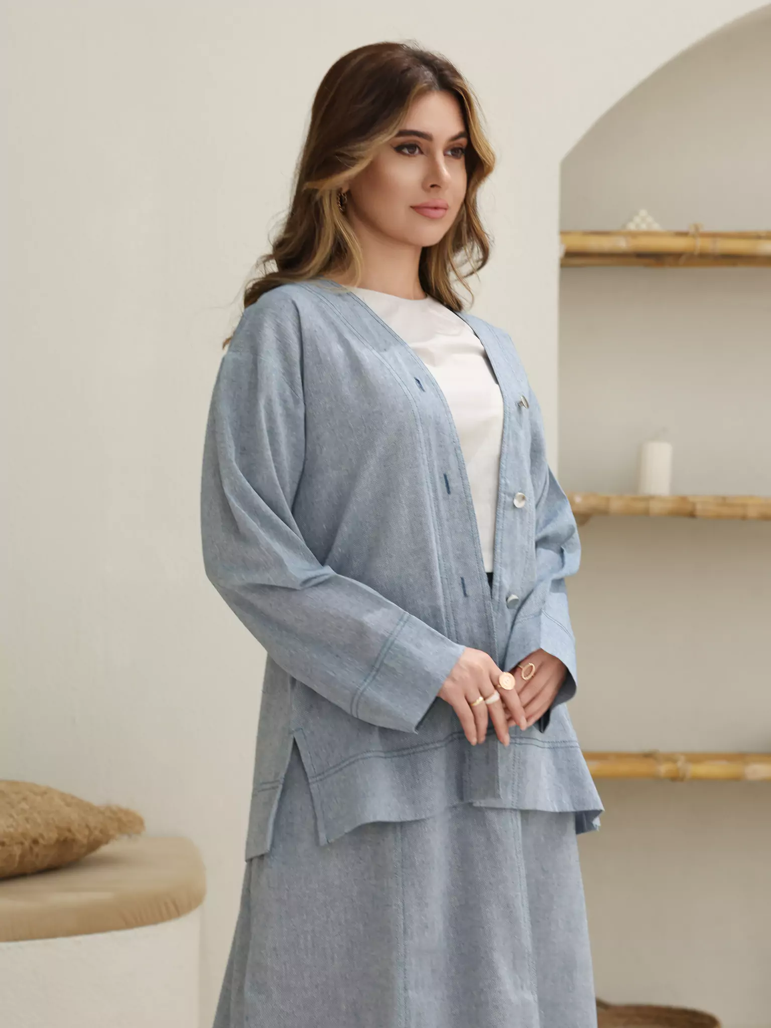 Skye Skirt And Shirt Set - Image 9