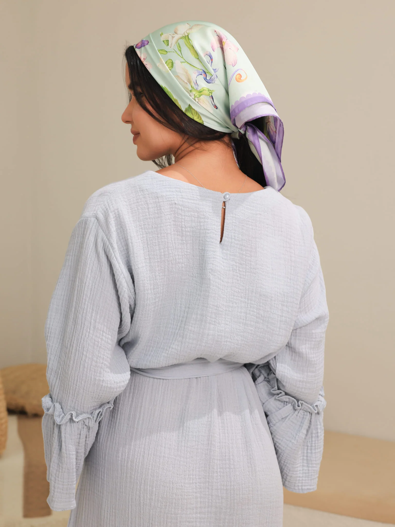 Skyward Muslin Long Dress - Image 8