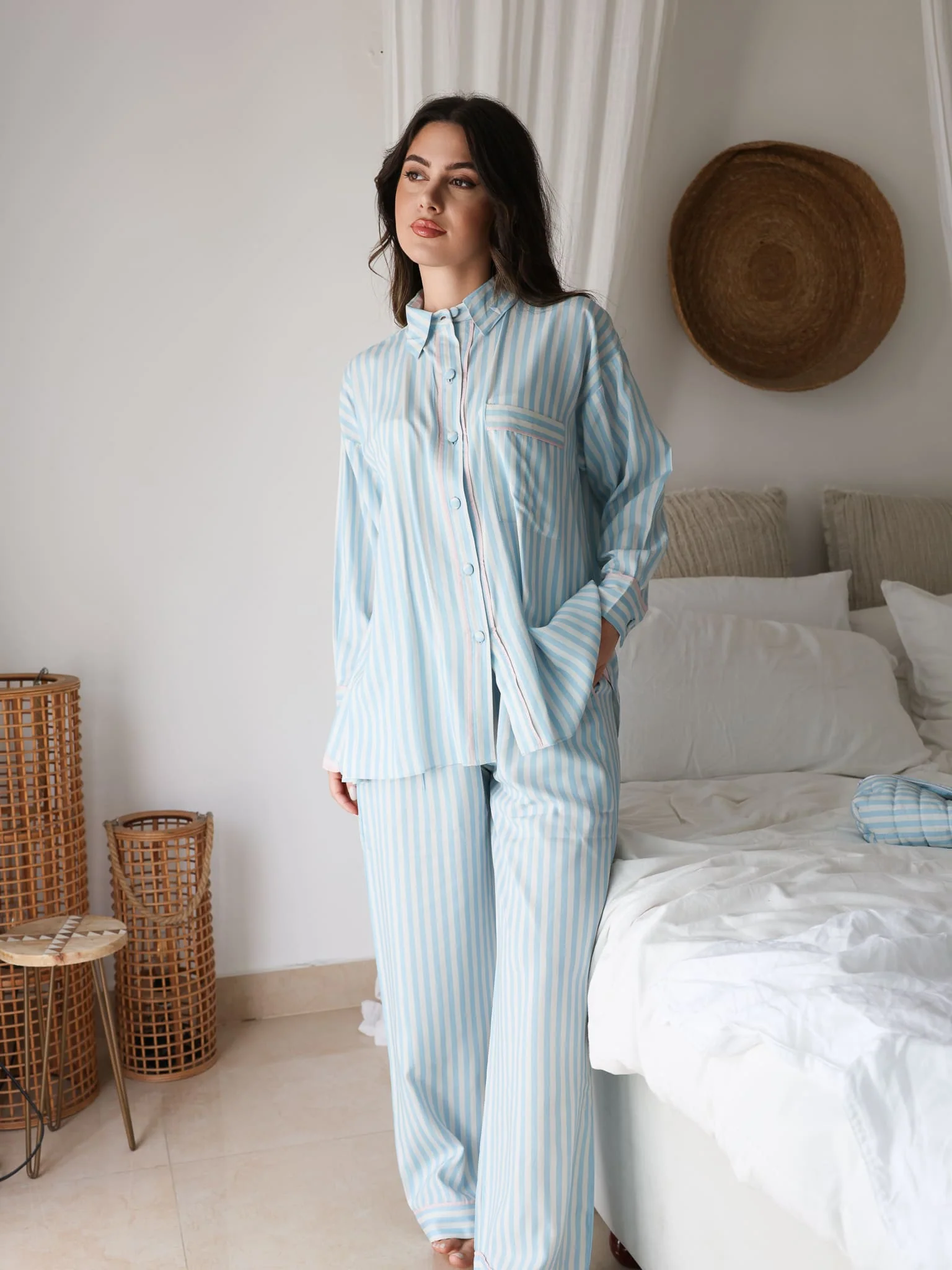 Snoozi Lounge Pastel Pant Trousers - Image 4