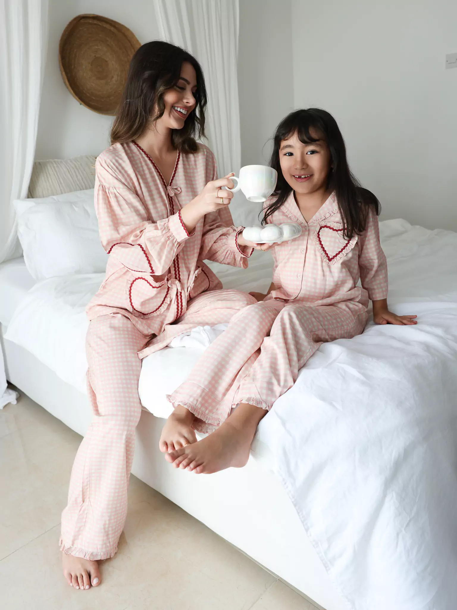 Soffie Pink Heart Lounge Shirt - Image 3