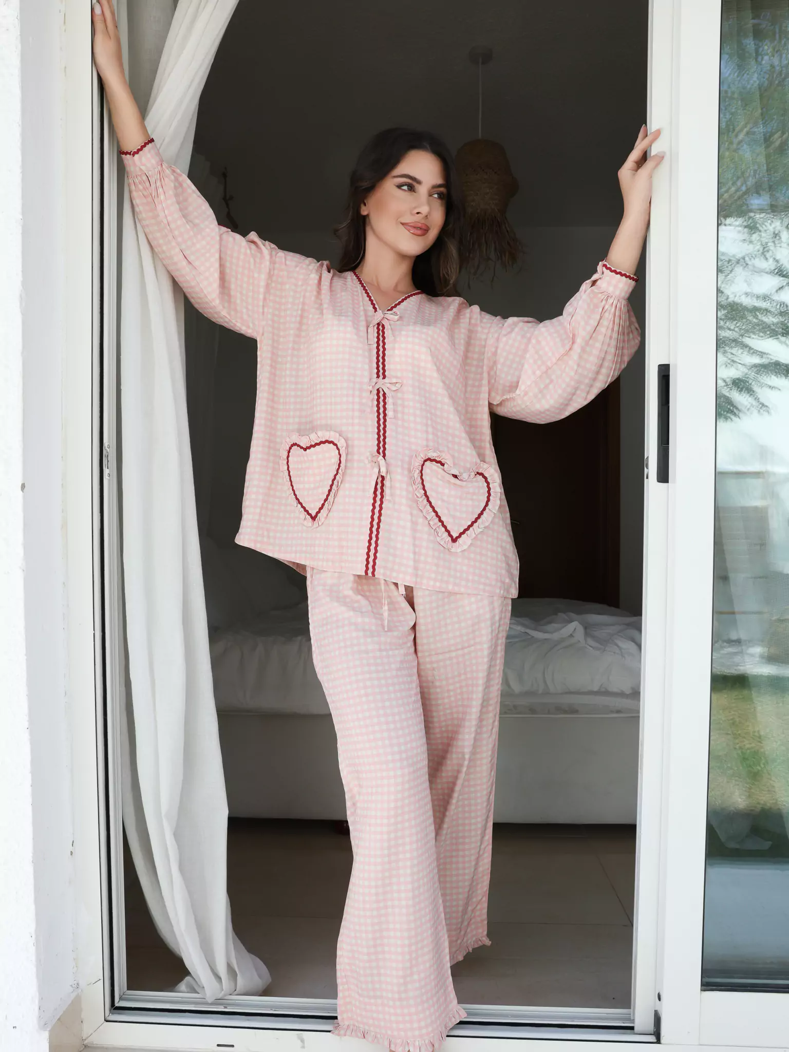 Soffie Pink Lounge Pants - Image 4