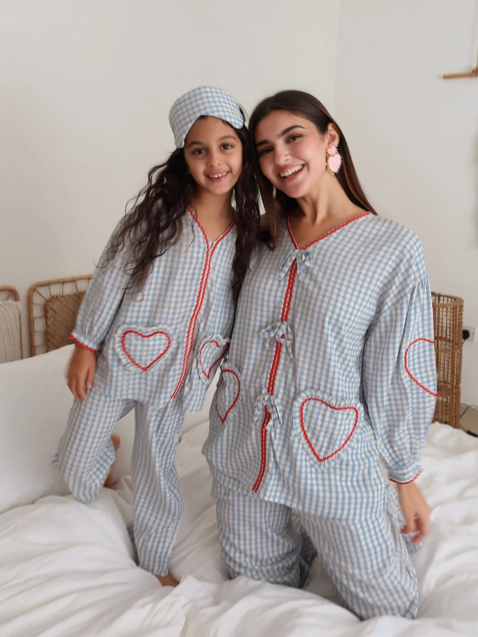 Soffie Sky Blue Heart Lounge Shirt - Image 5