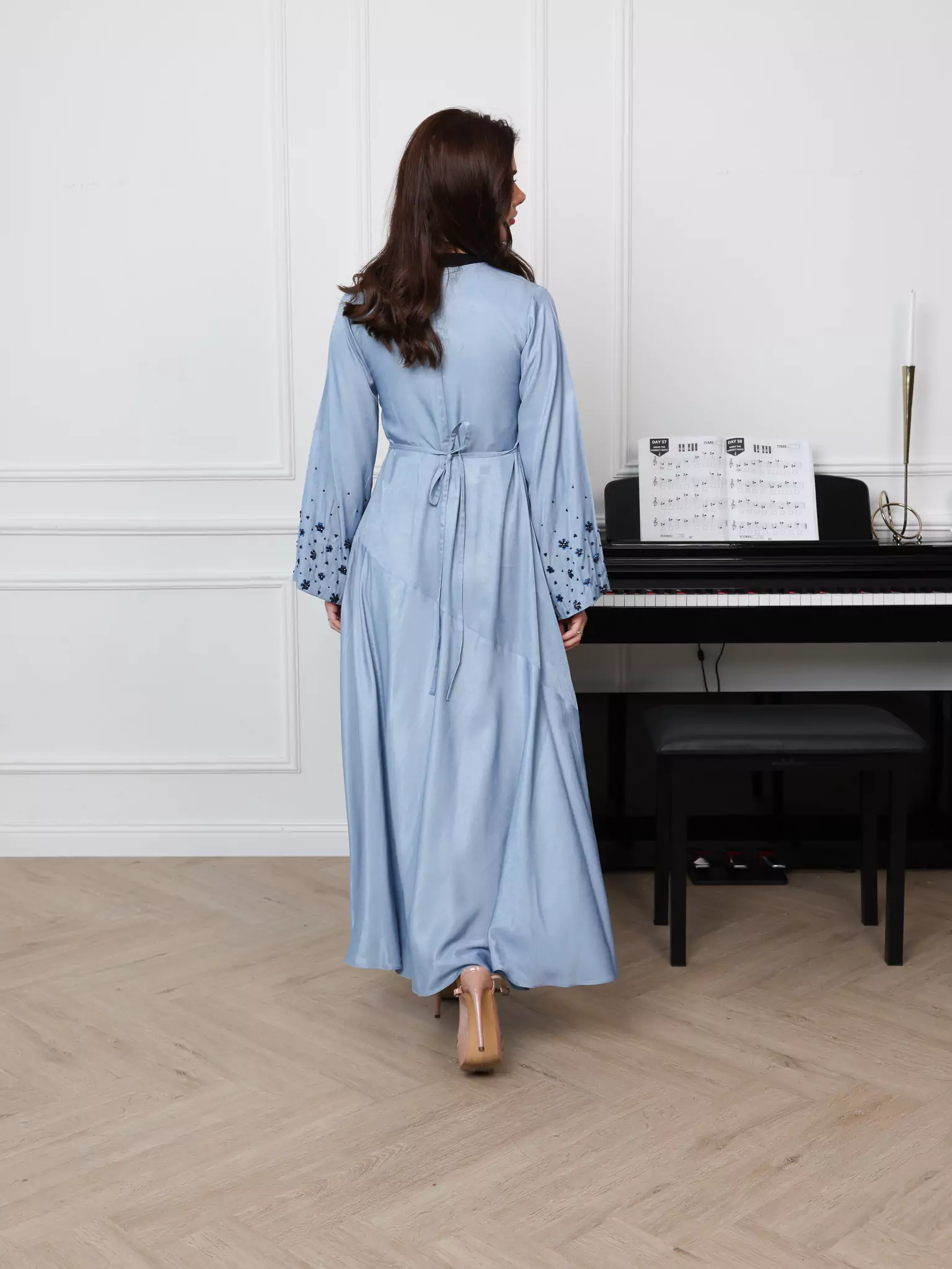 Starlit Embellished Long Dress - Image 10