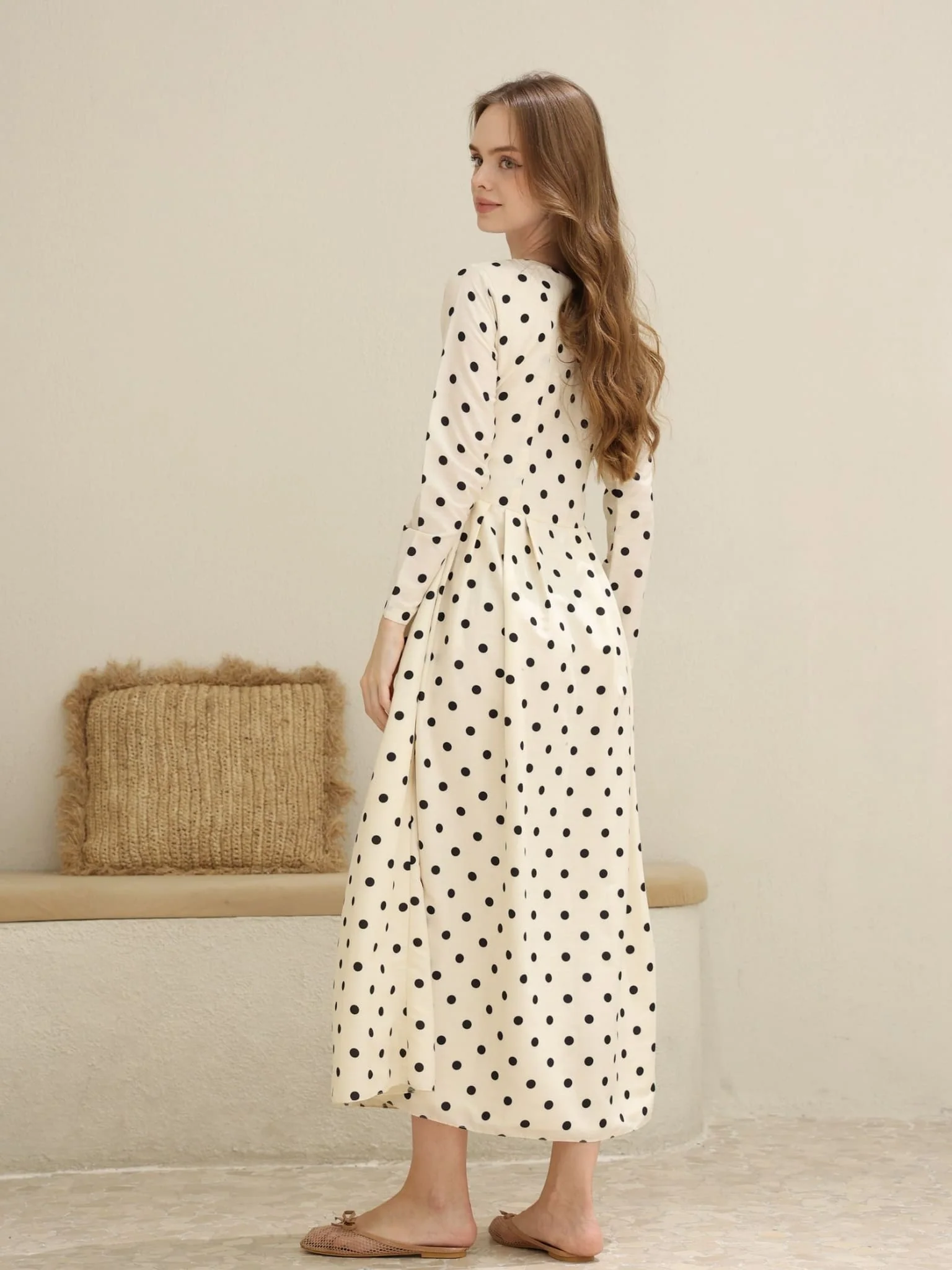 Stipple Dew Polka Dots Dress - Image 3