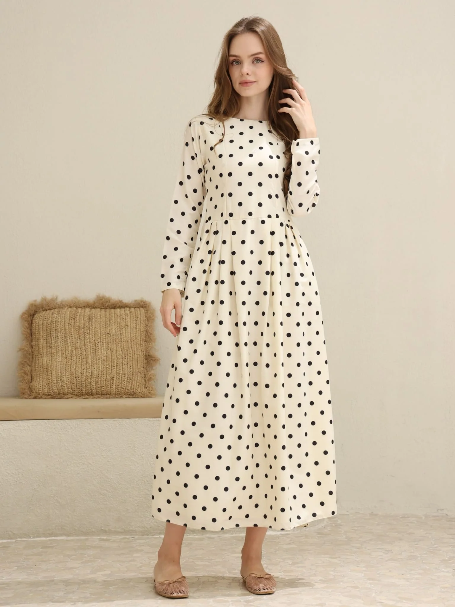 Stipple Dew Polka Dots Dress - Image 5