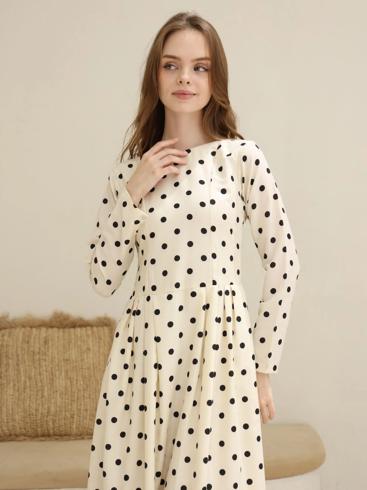 Stipple Dew Polka Dots Dress - Image 6