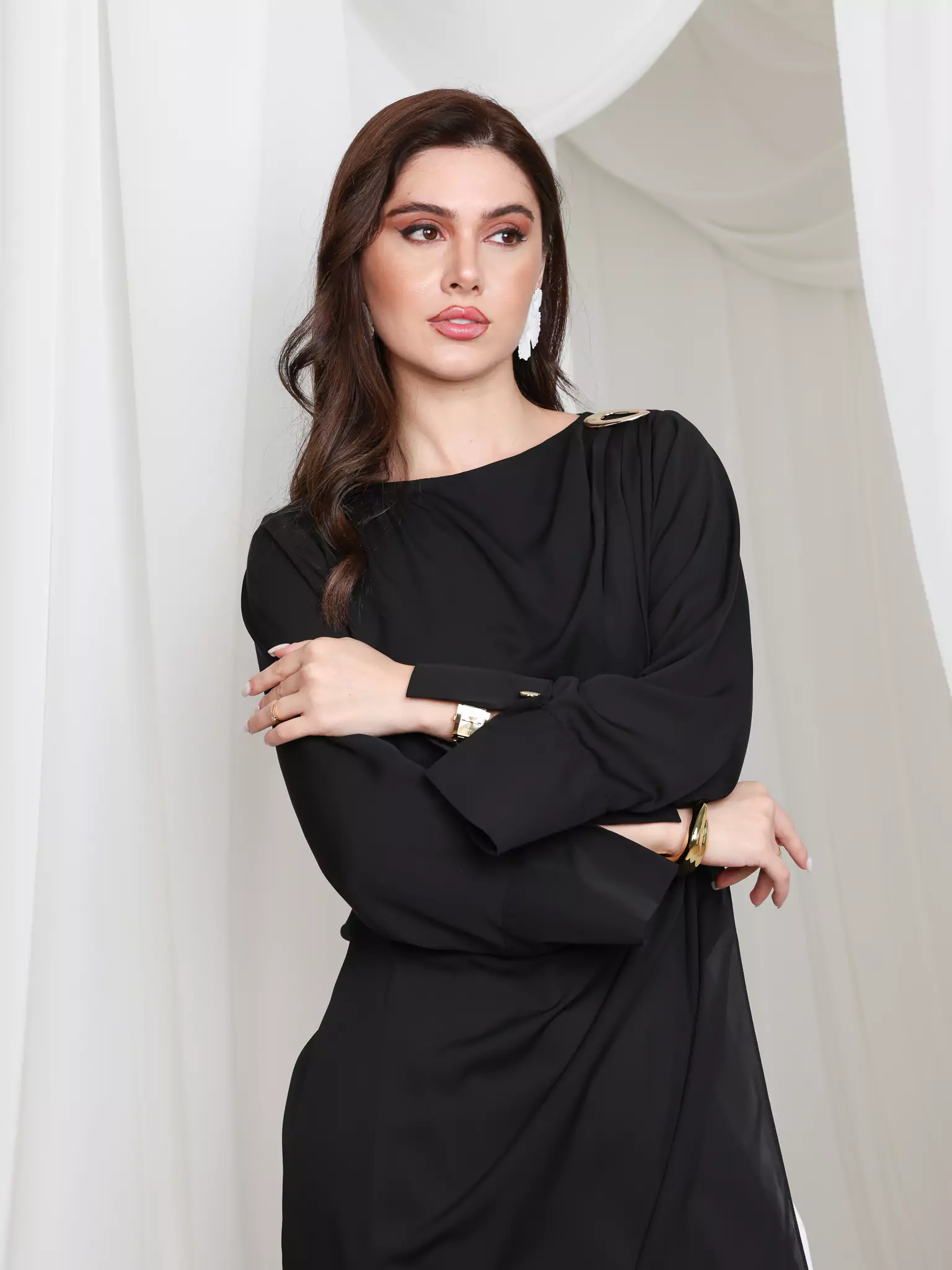 Strath Long Black Tunic - Image 11