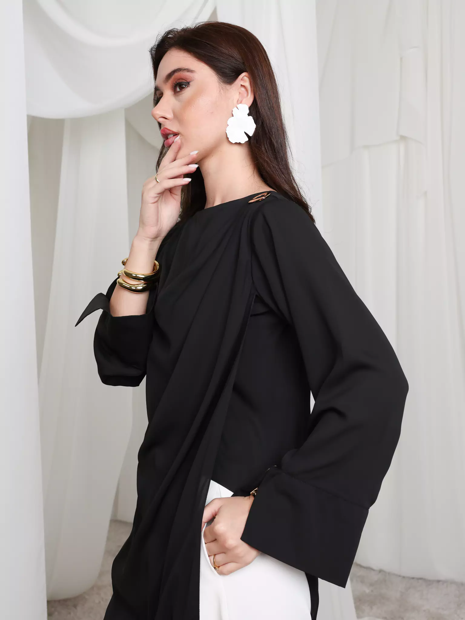Strath Long Black Tunic - Image 5