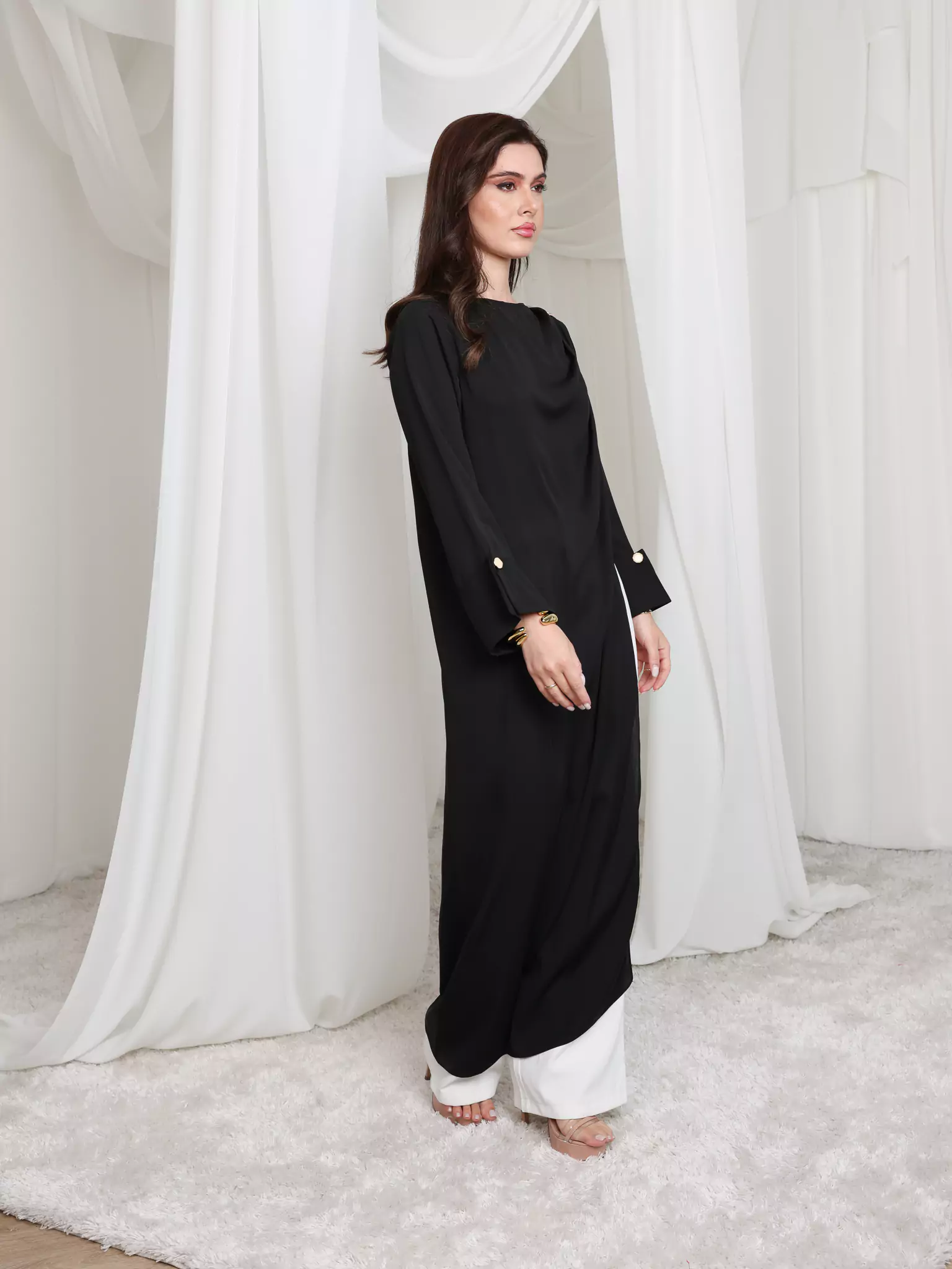 Strath Long Black Tunic - Image 6