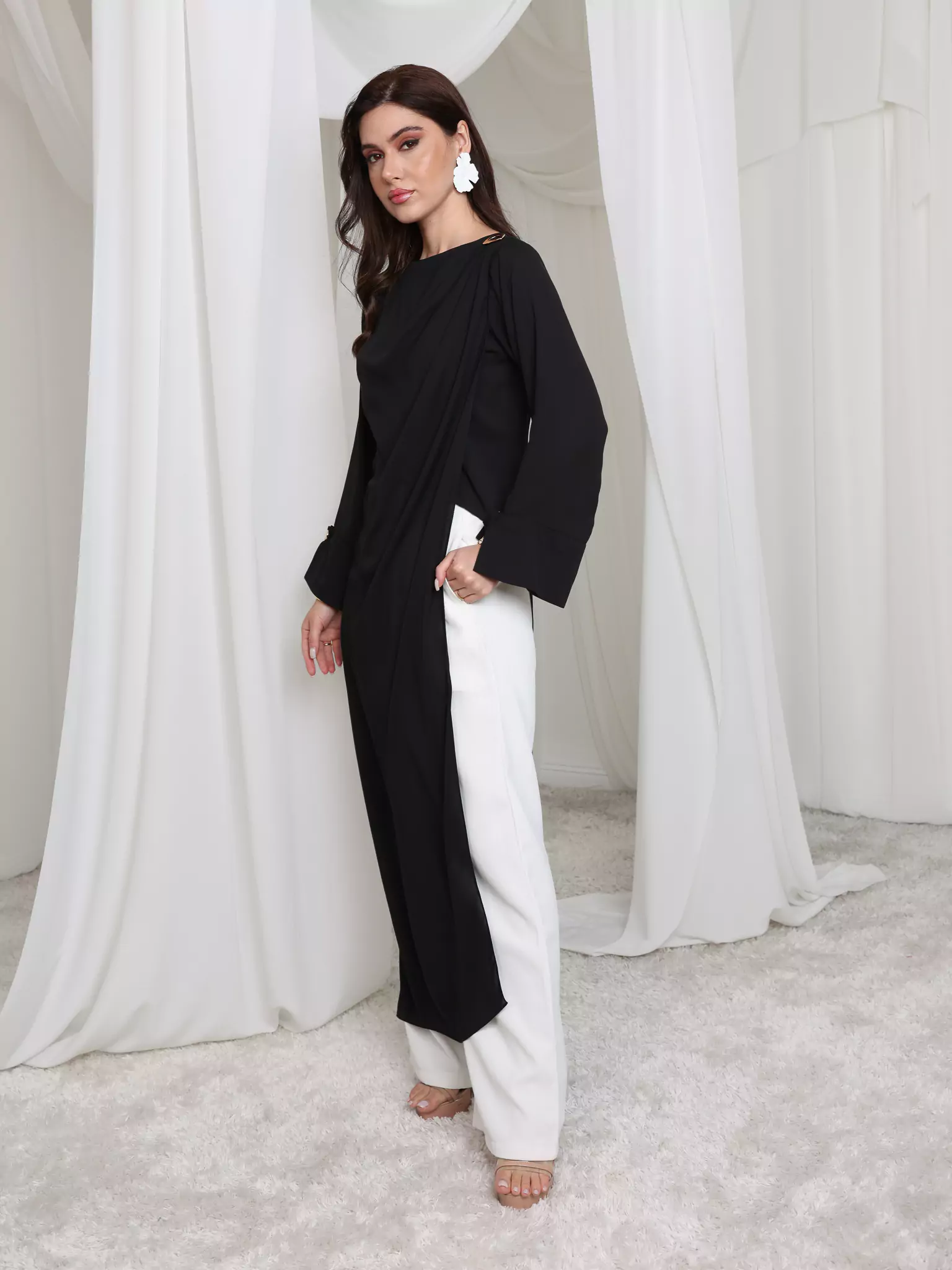 Strath Long Black Tunic - Image 9