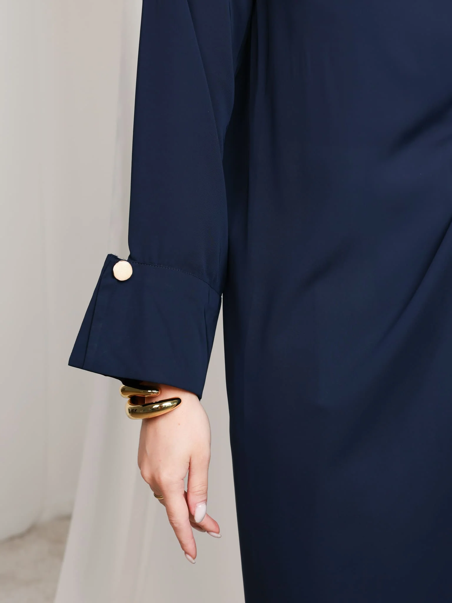 Strath Long Navy Blue Tunic - Image 6