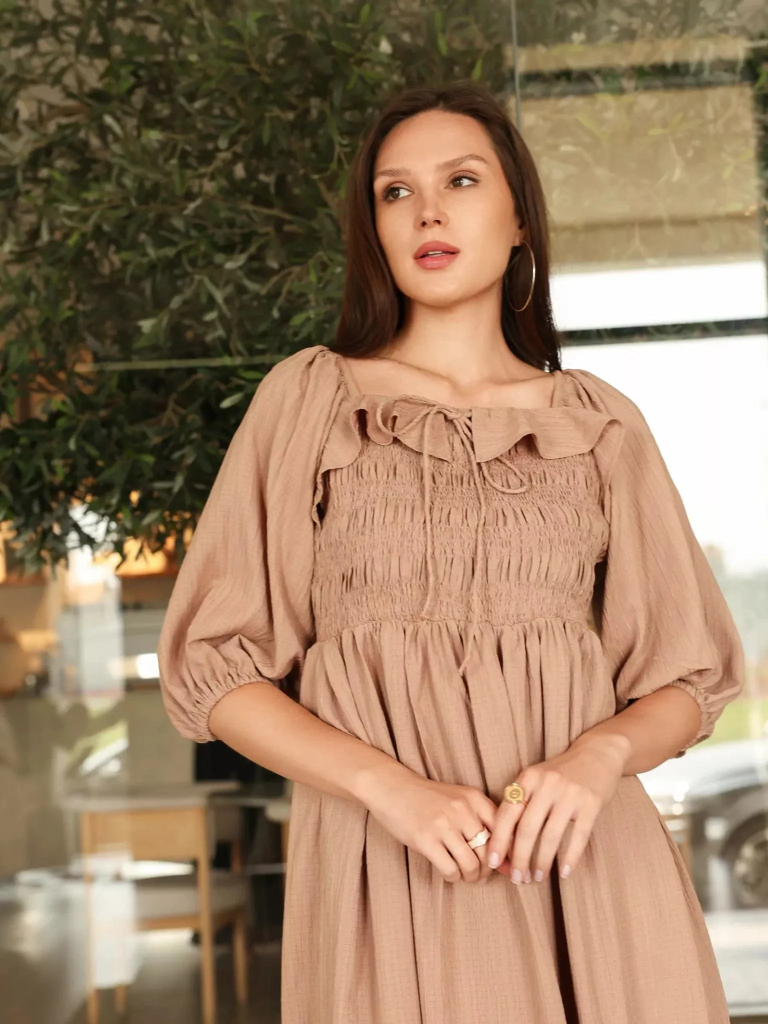 Stylar Smocked Dress - Image 10