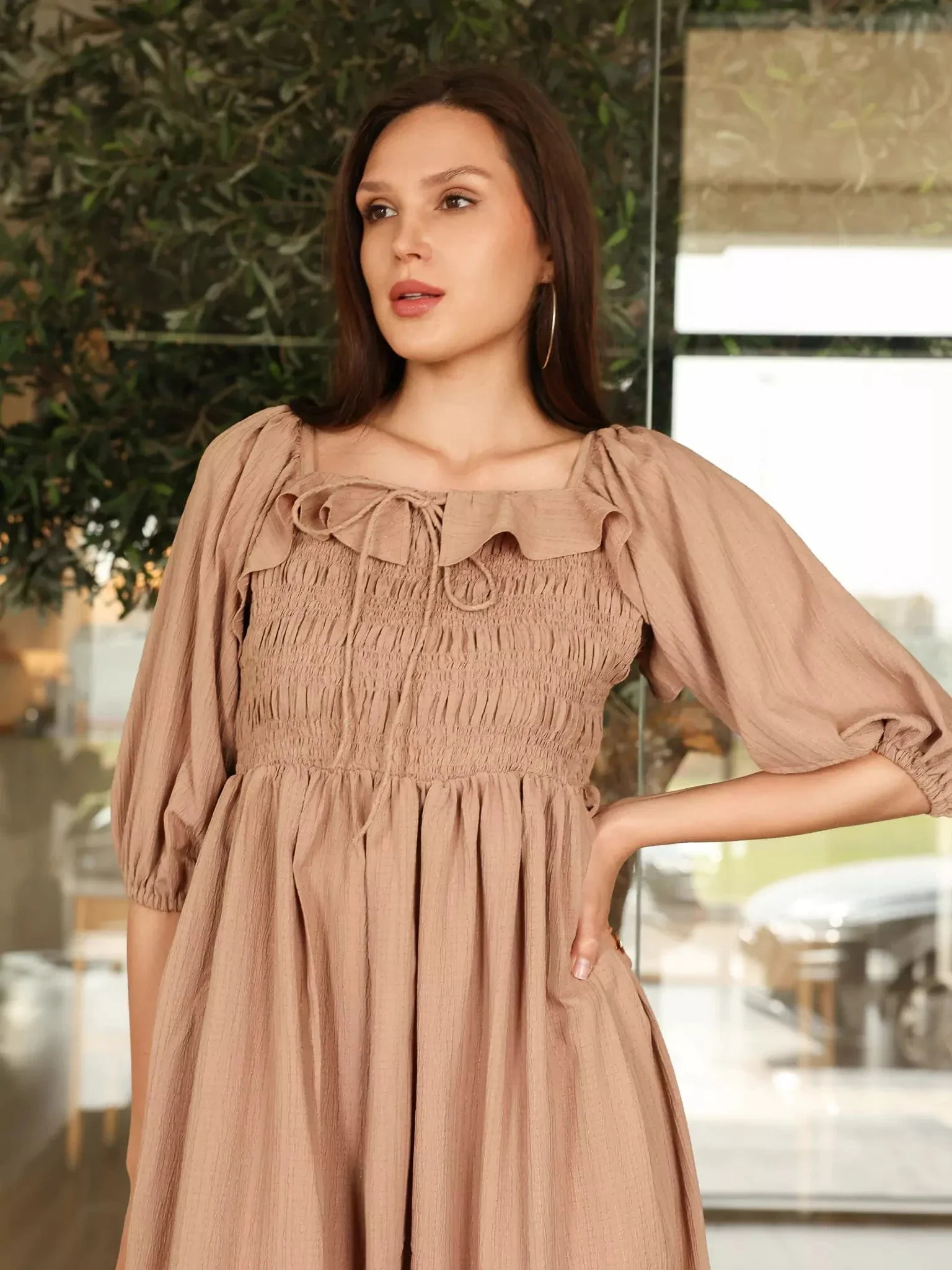 Stylar Smocked Dress - Image 9