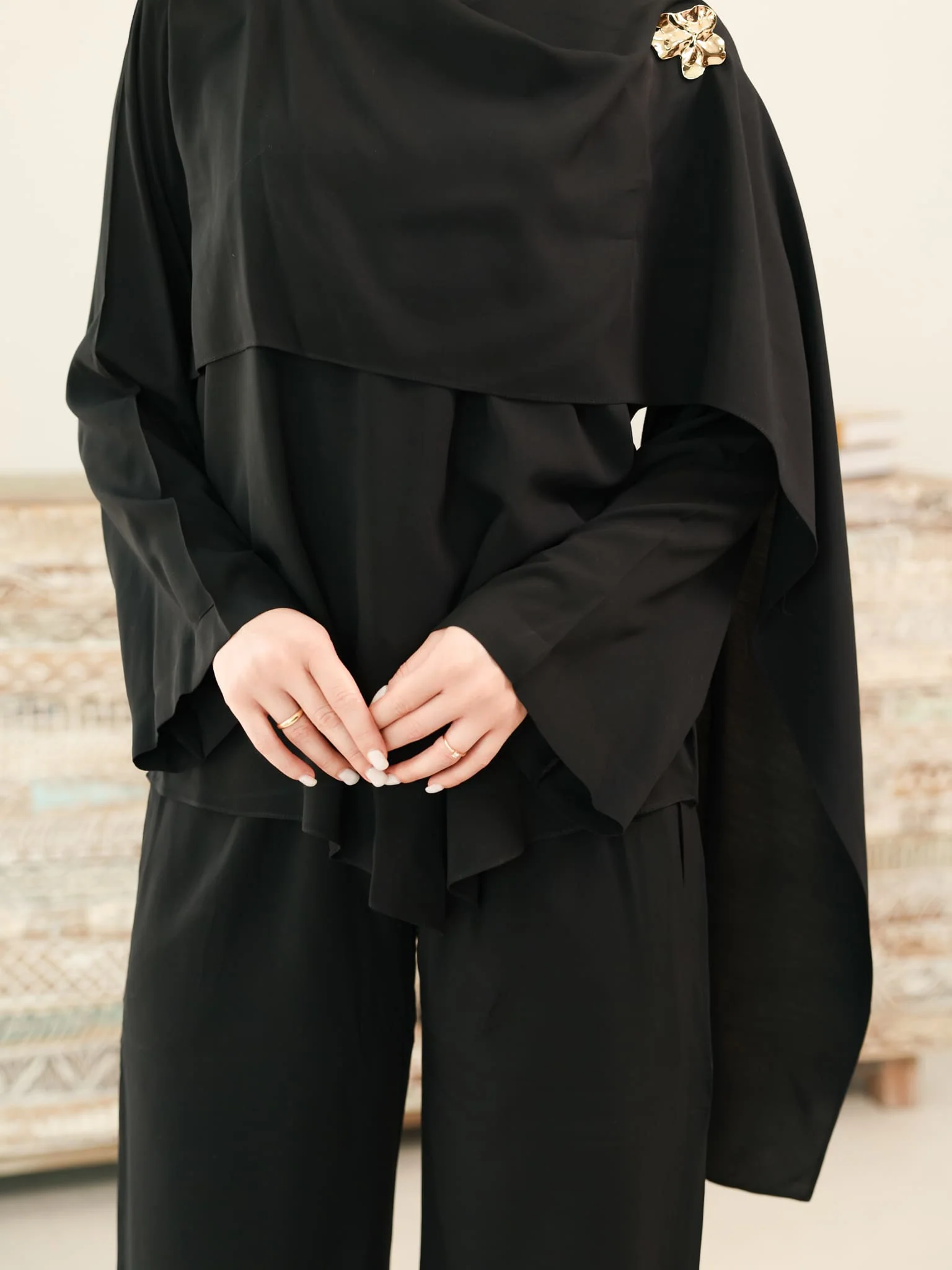 Swayla Black Buckle Co Ord Set - Image 2