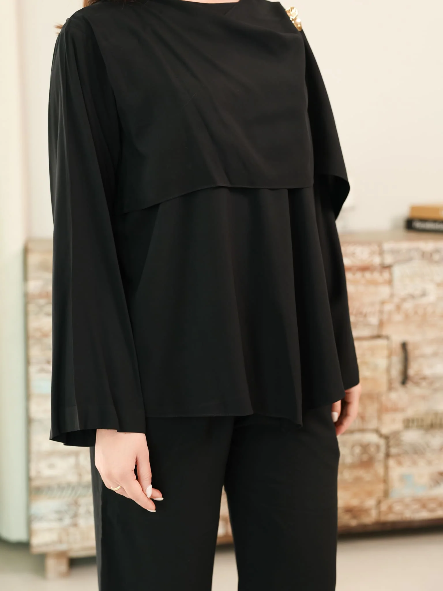 Swayla Black Buckle Co Ord Set - Image 4