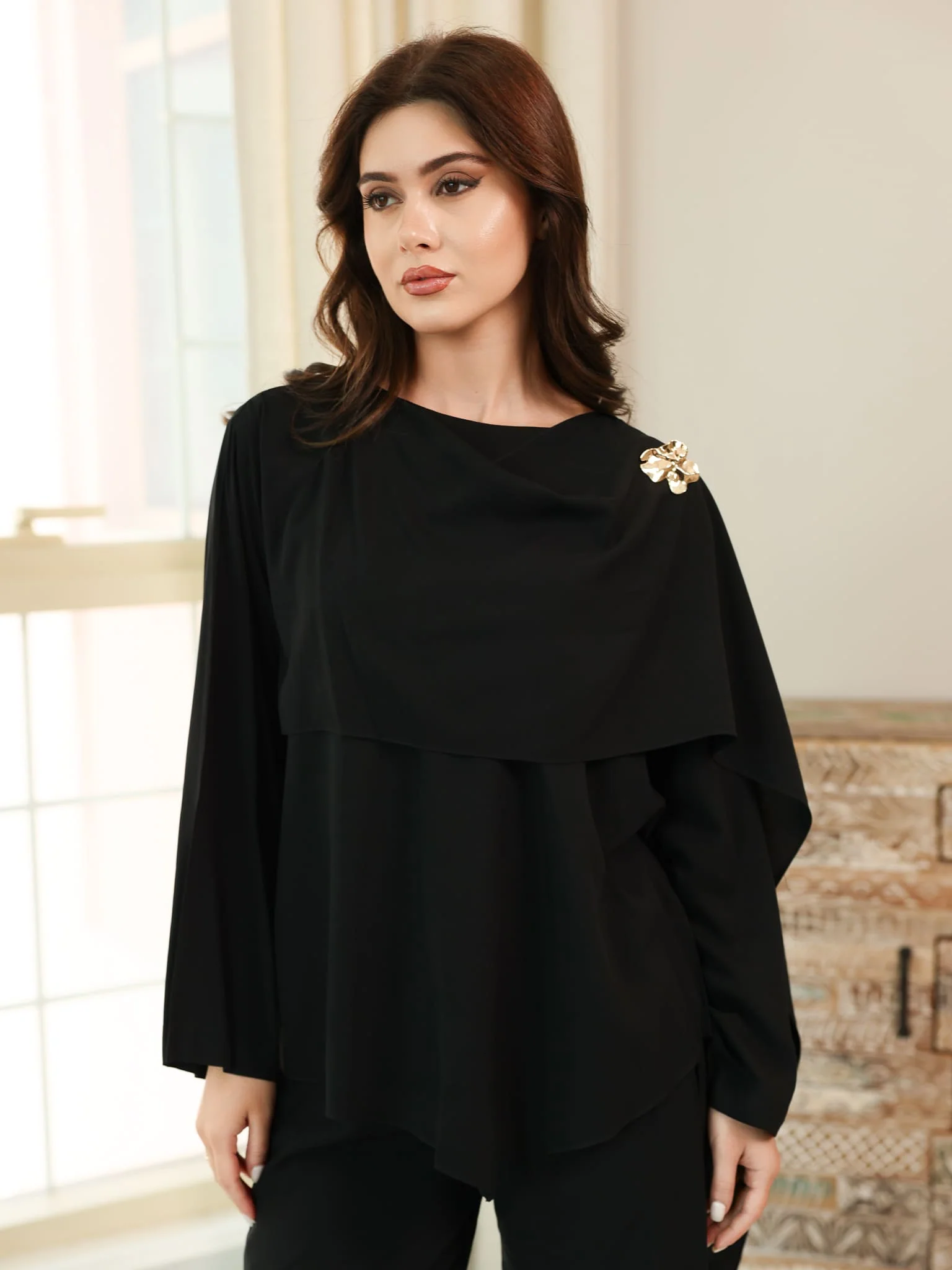 Swayla Black Buckle Co Ord Set - Image 5