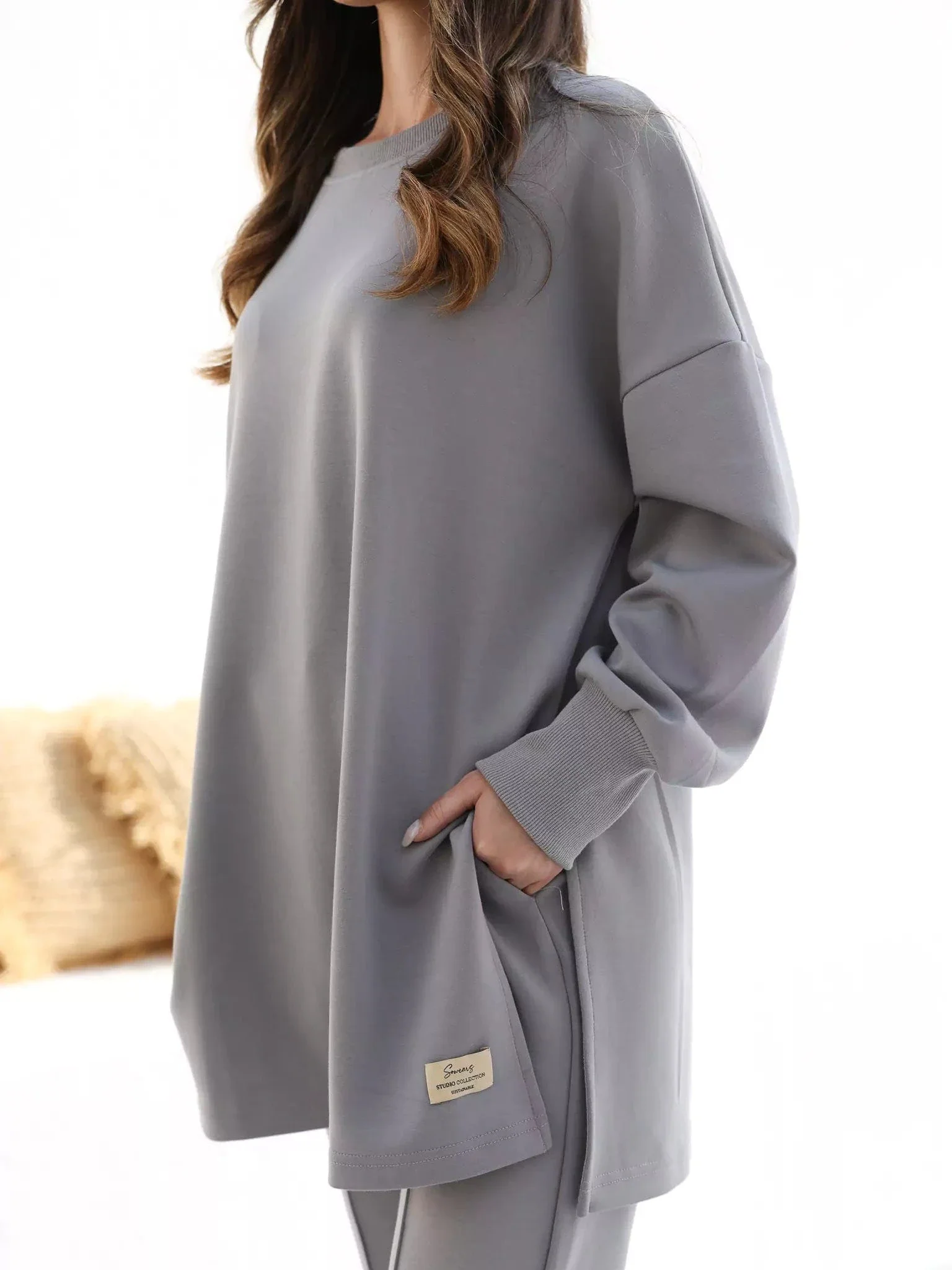 Tasia Move Grey Sweat Pants - Image 5