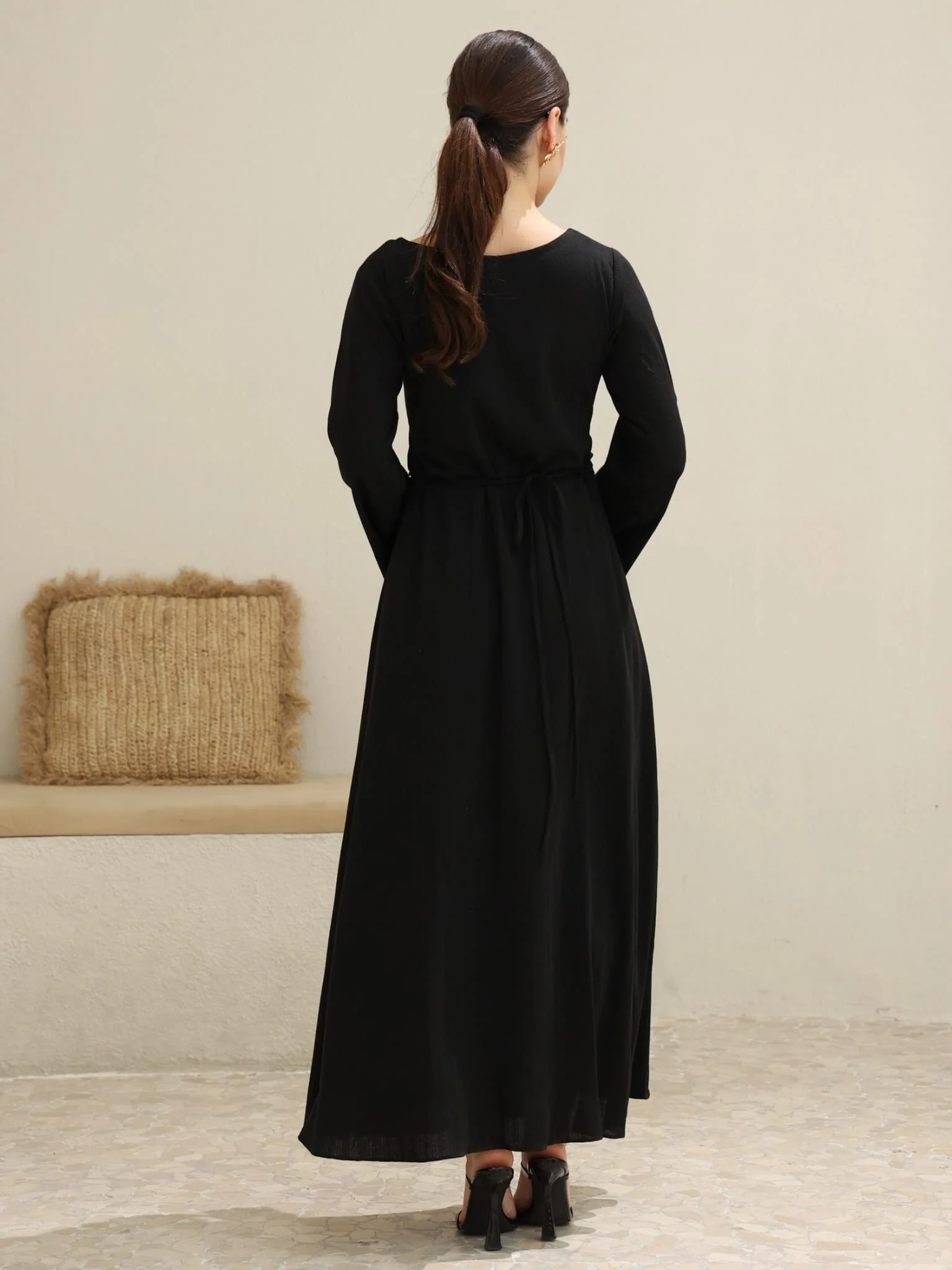 Taylor Ruching Long Dress - Image 3